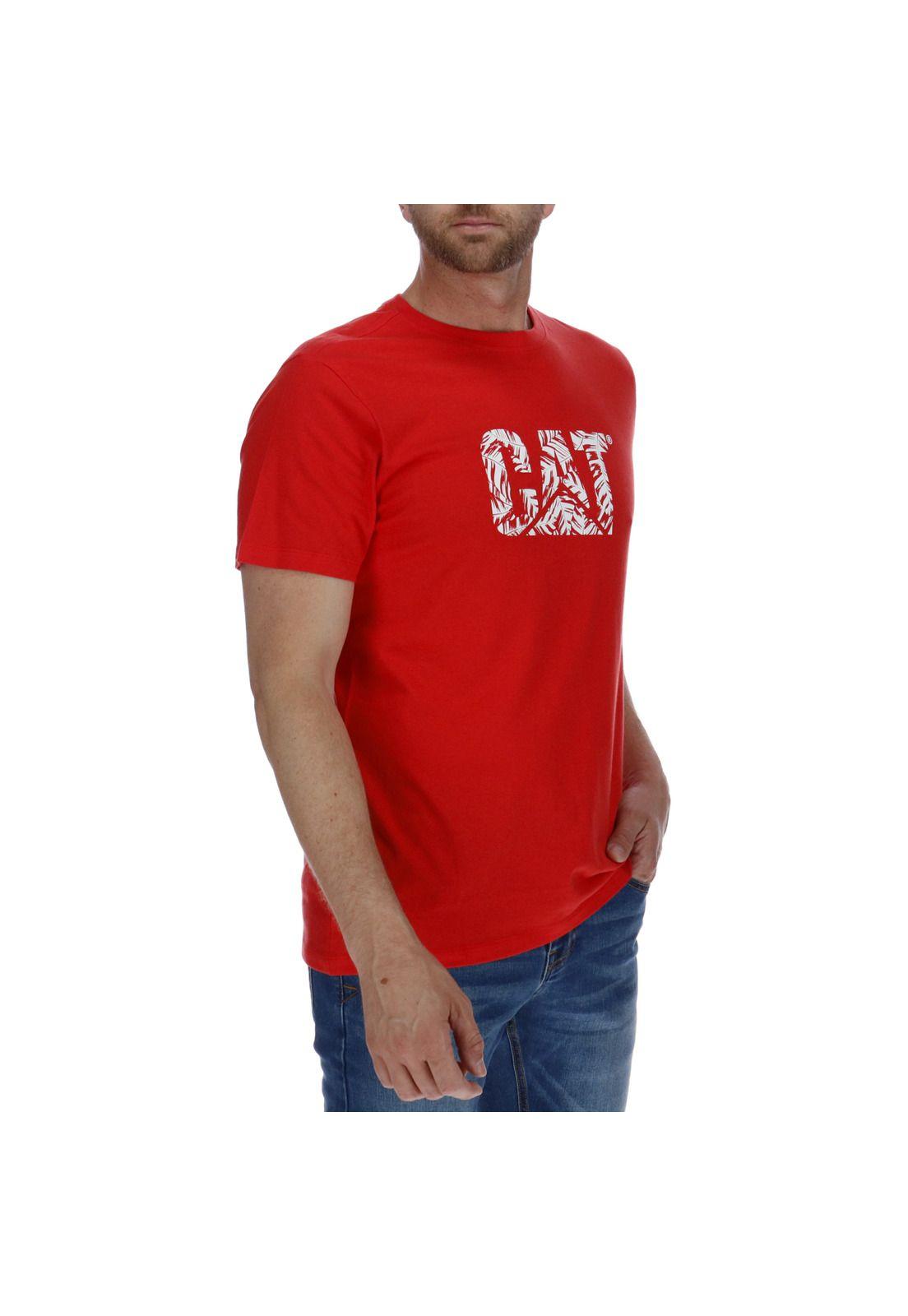 Polera Hombre Slim Fit Logo Rojo-3