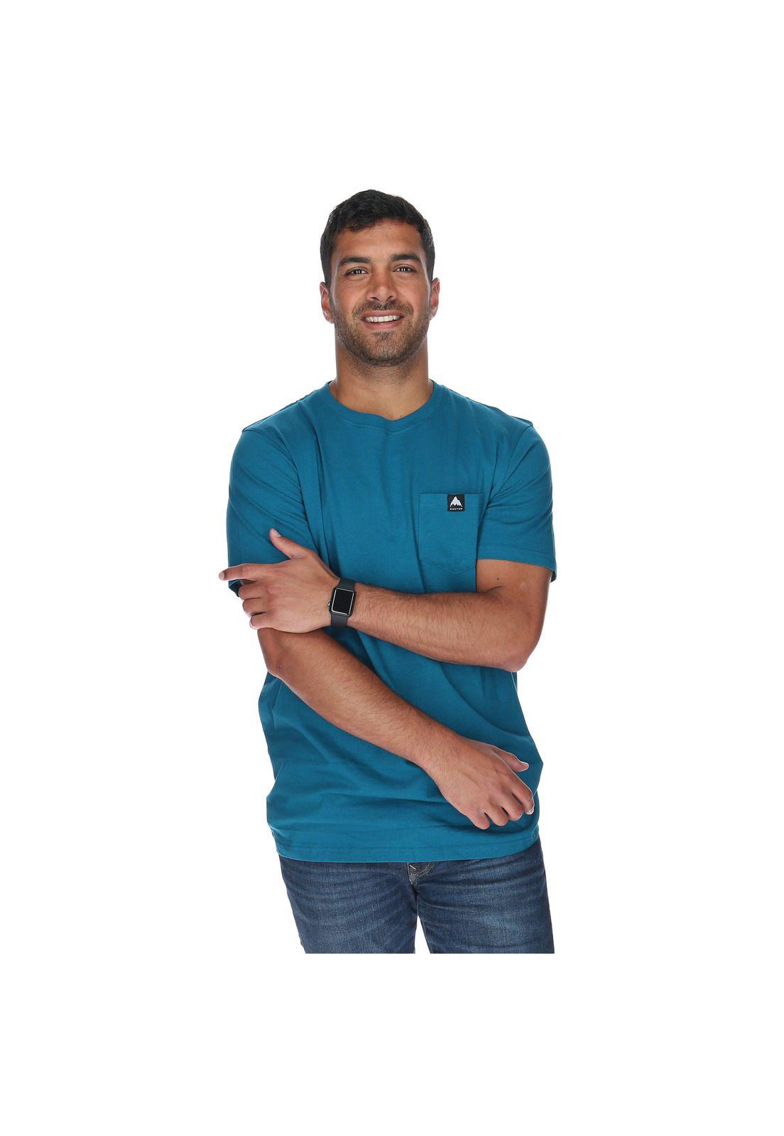 Polera M/C Hombre Monte Granito Verde-0