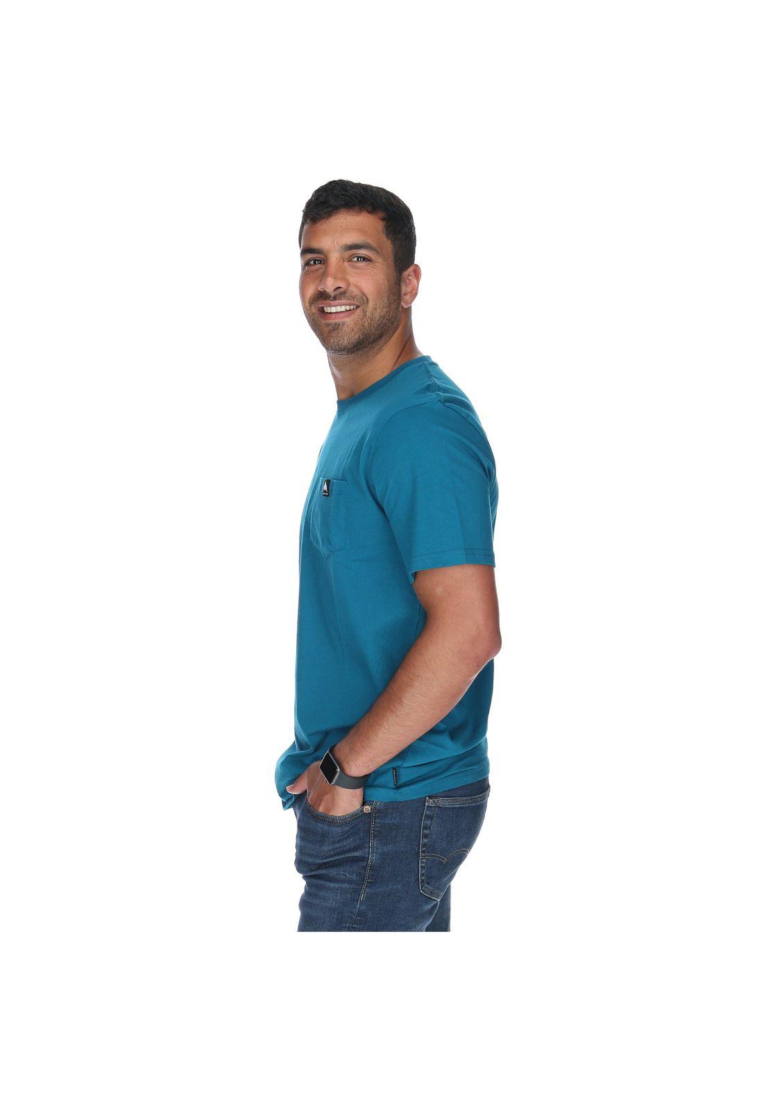 Polera M/C Hombre Monte Granito Verde-2
