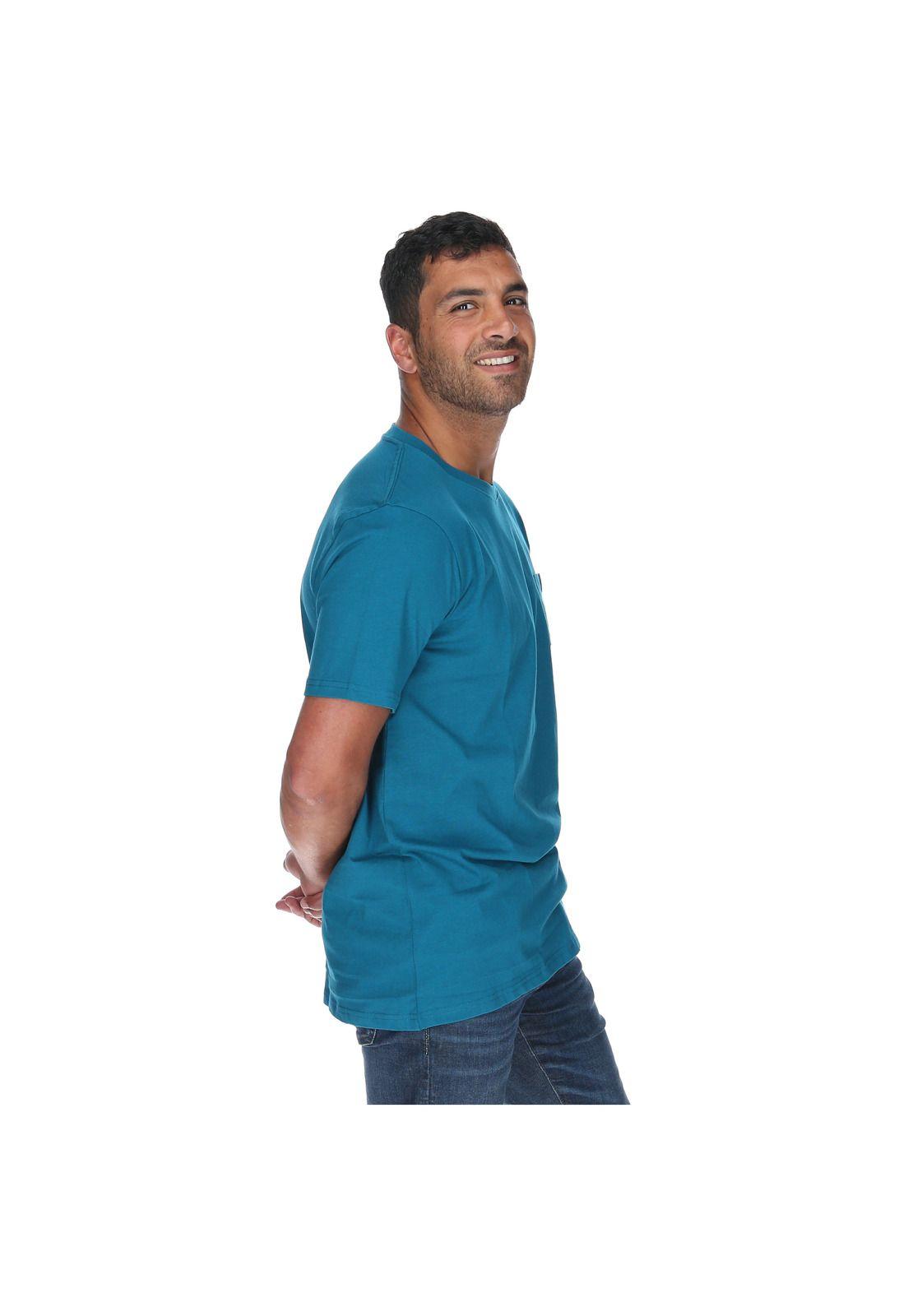Polera M/C Hombre Monte Granito Verde-5
