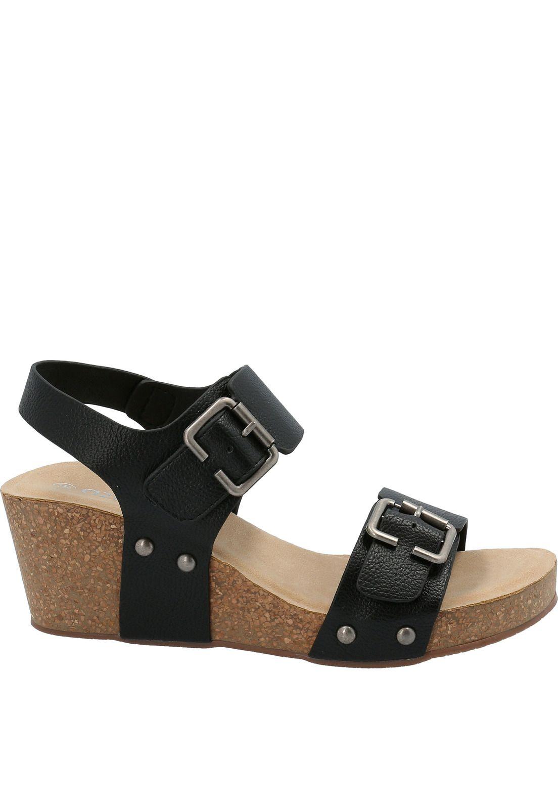 Sandalia Mujer Greider Negro-1