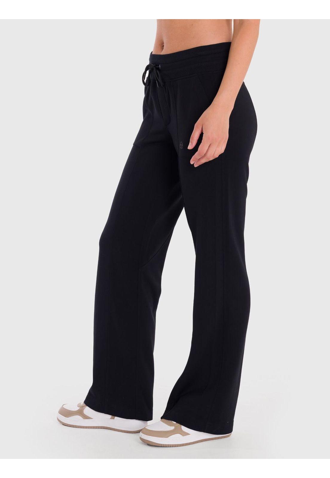 Pantalón Buzo Mujer Modal Pant Negro-3