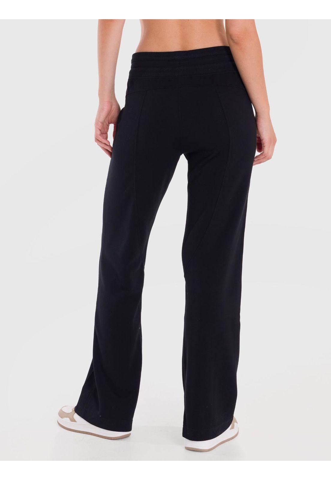 Pantalón Buzo Mujer Modal Pant Negro-4