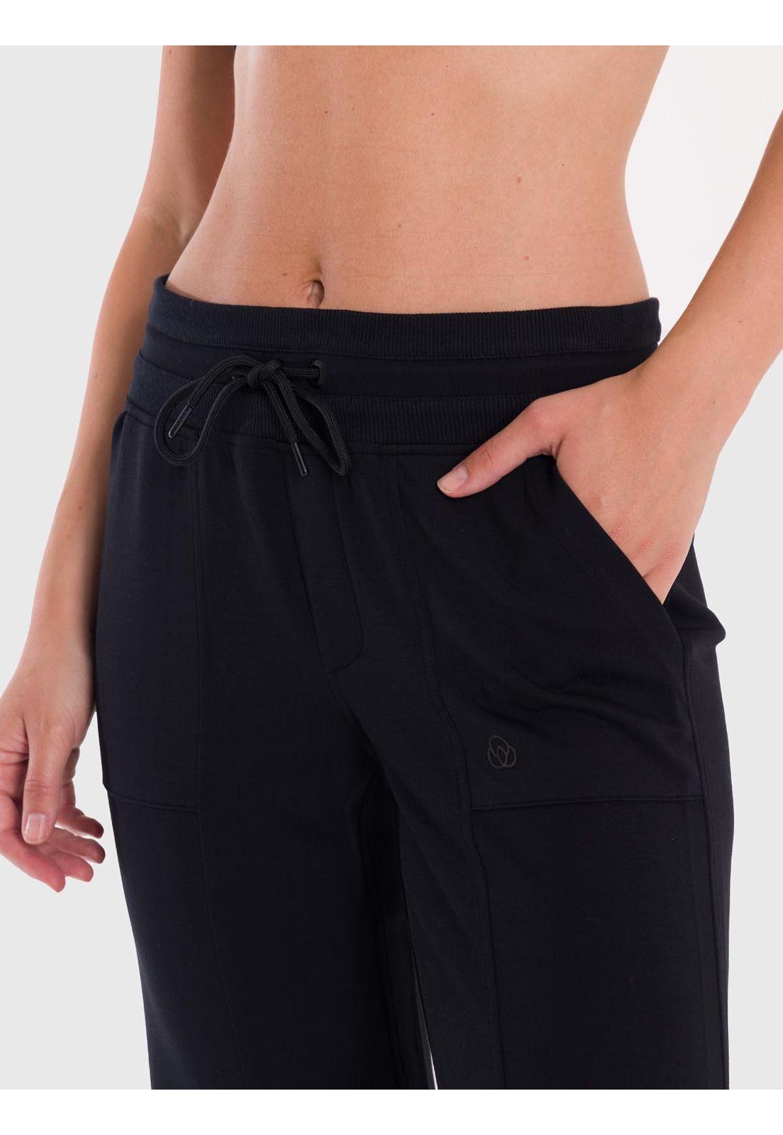 Pantalón Buzo Mujer Modal Pant Negro-5