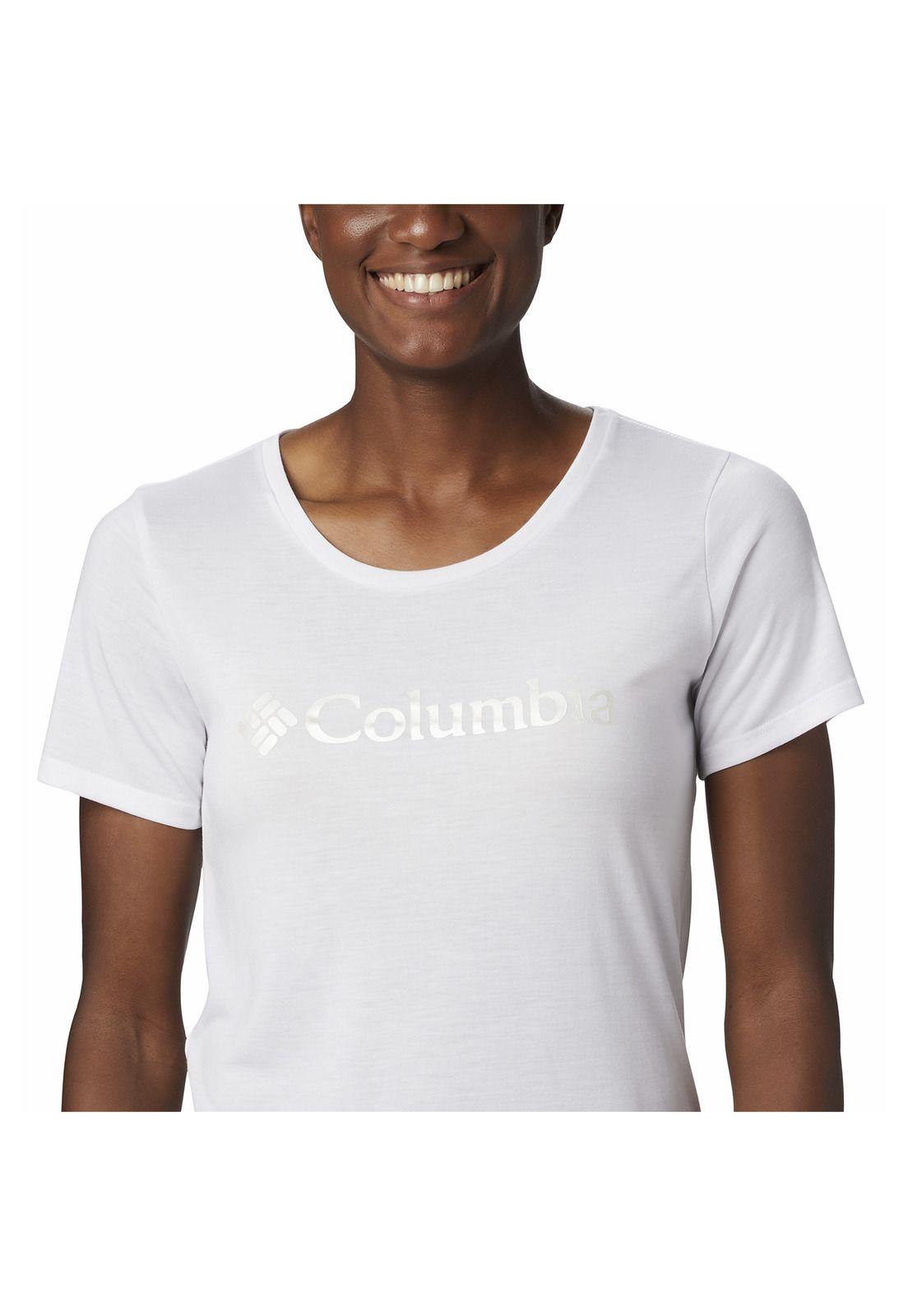 Polera Mujer Lava Lake Ii Ss Tee Blanco-3