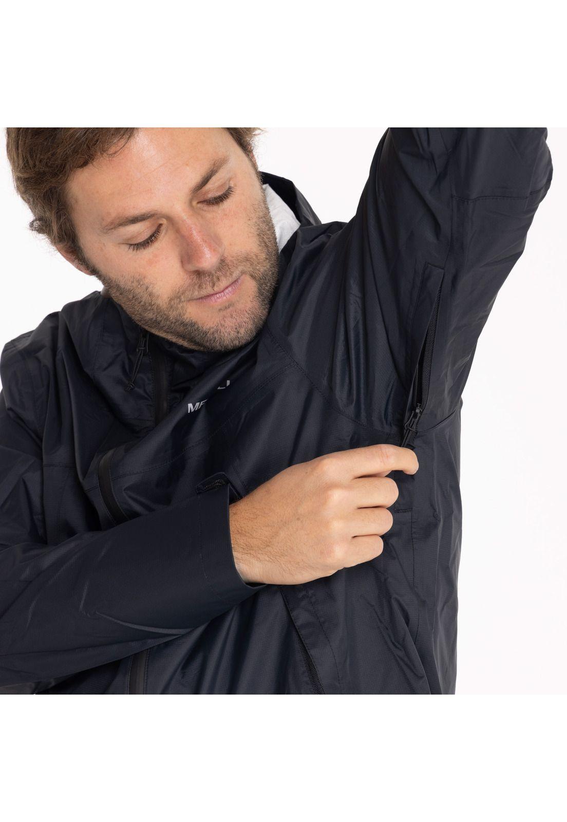 Impermeable Hombre Fallon Rain Shell Negro-4