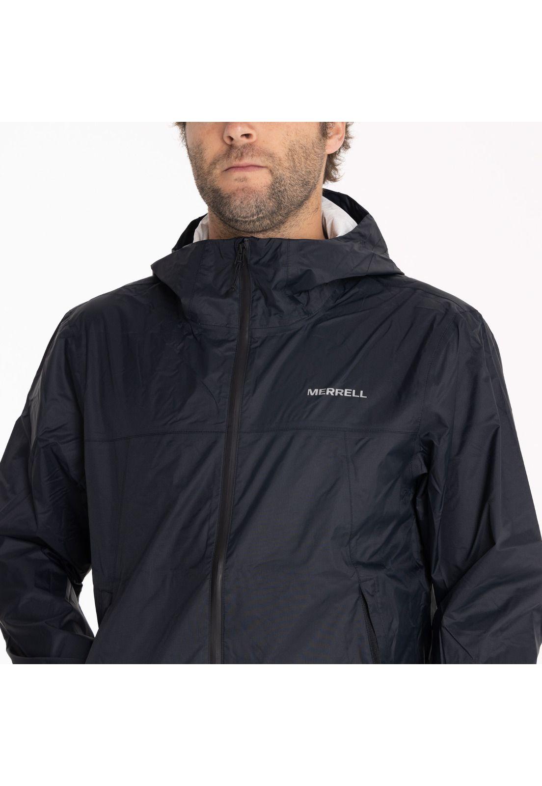 Impermeable Hombre Fallon Rain Shell Negro-5