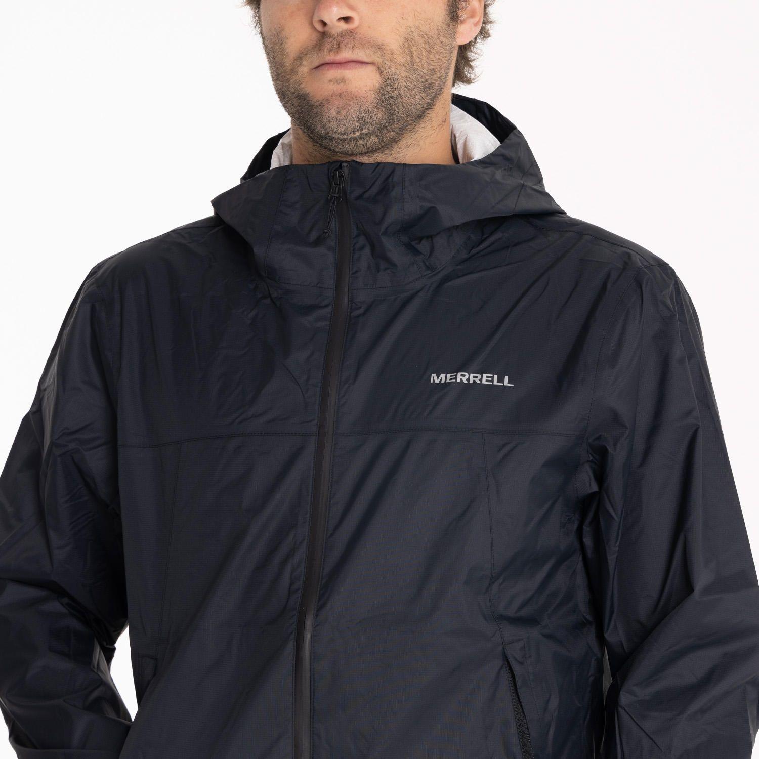 Impermeable Hombre Fallon Rain Shell Negro-5