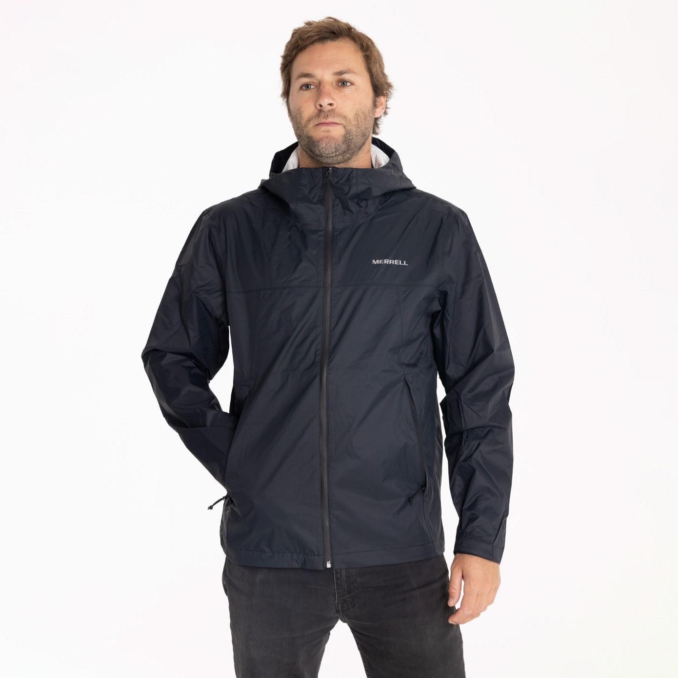 Impermeable Hombre Fallon Rain Shell Negro-0