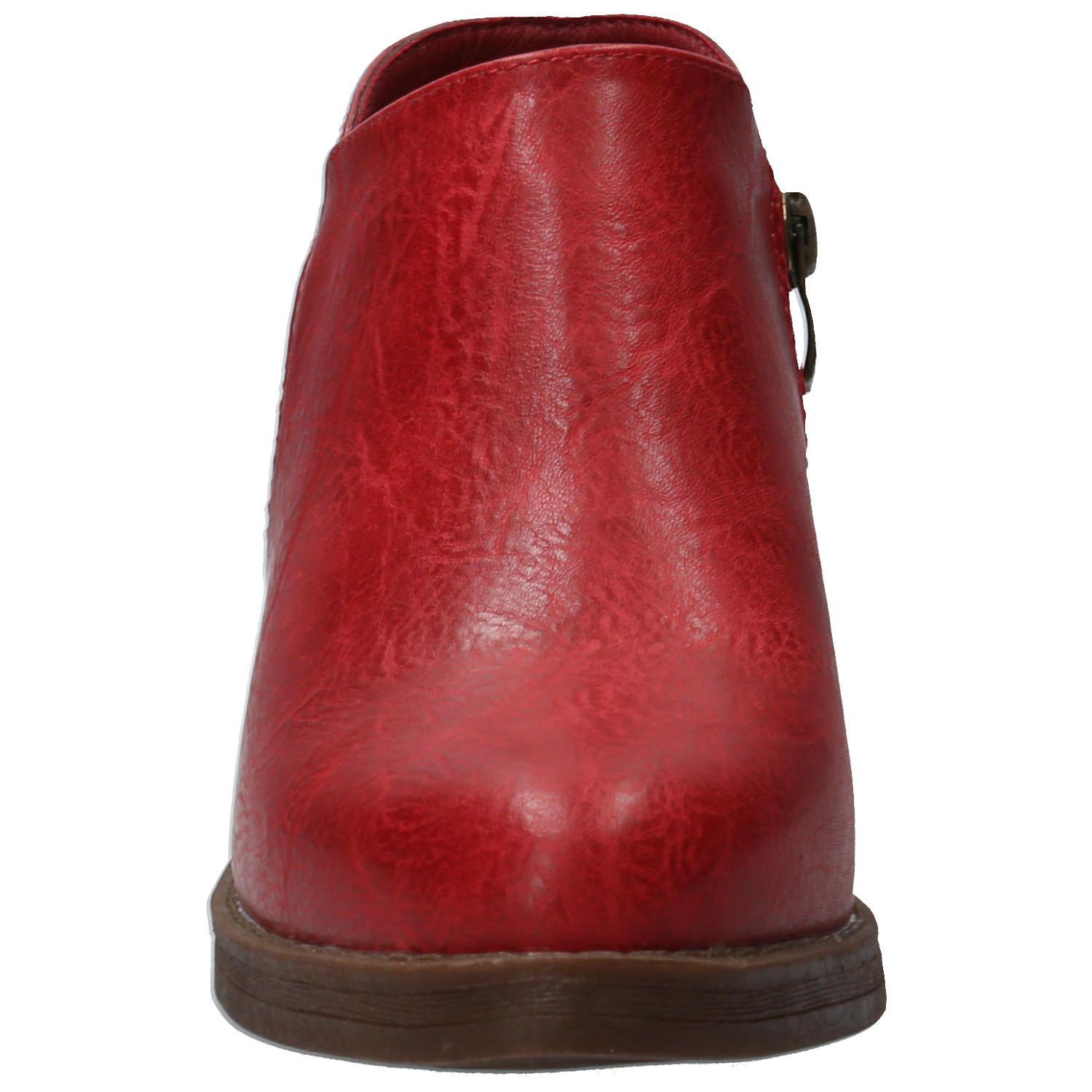 Botín Kaia Rojo Mujer-4