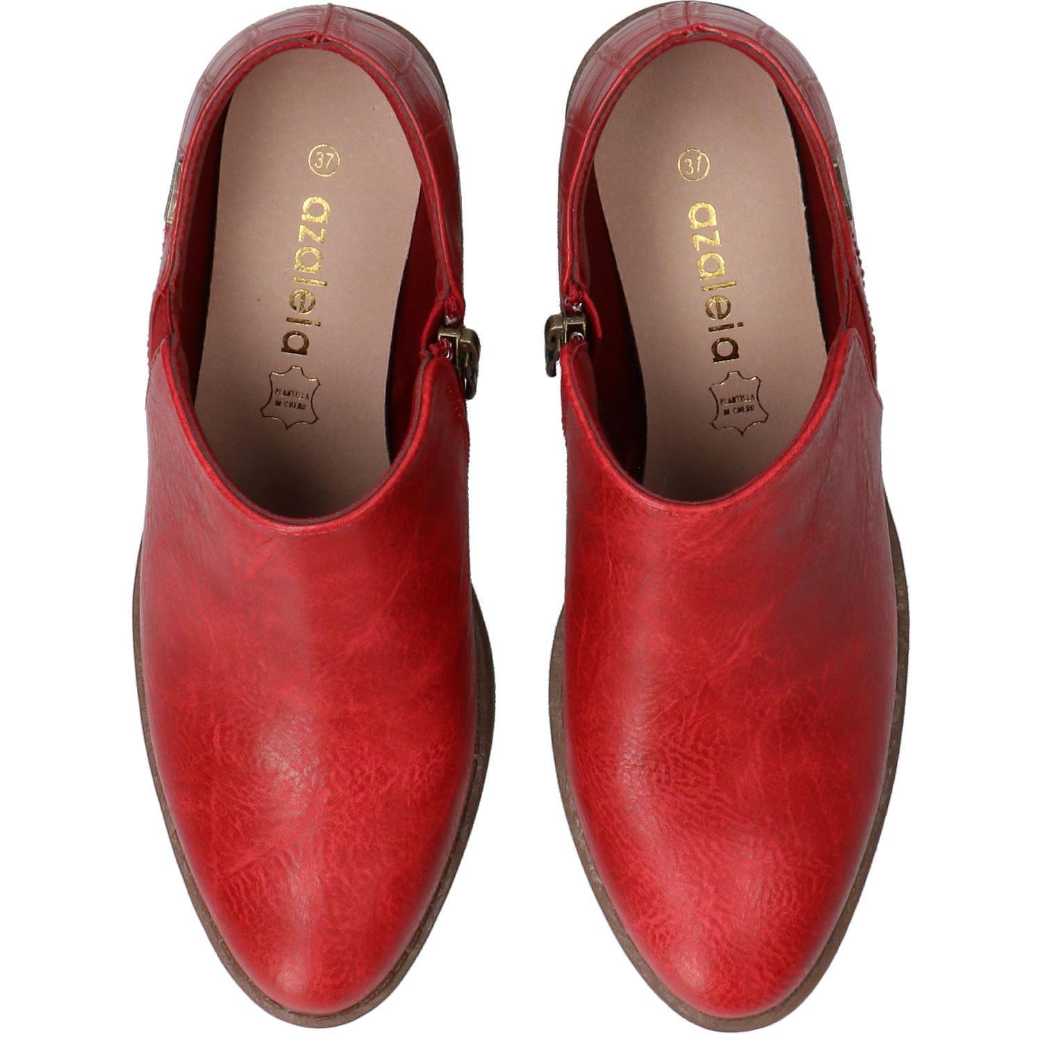 Botín Kaia Rojo Mujer-8
