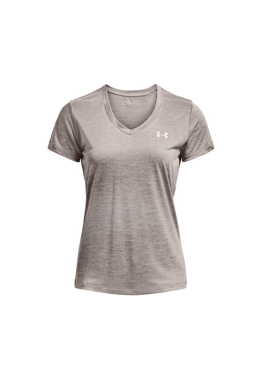 Polera M/C Mujer Tech Ssv - Twist Gris-0