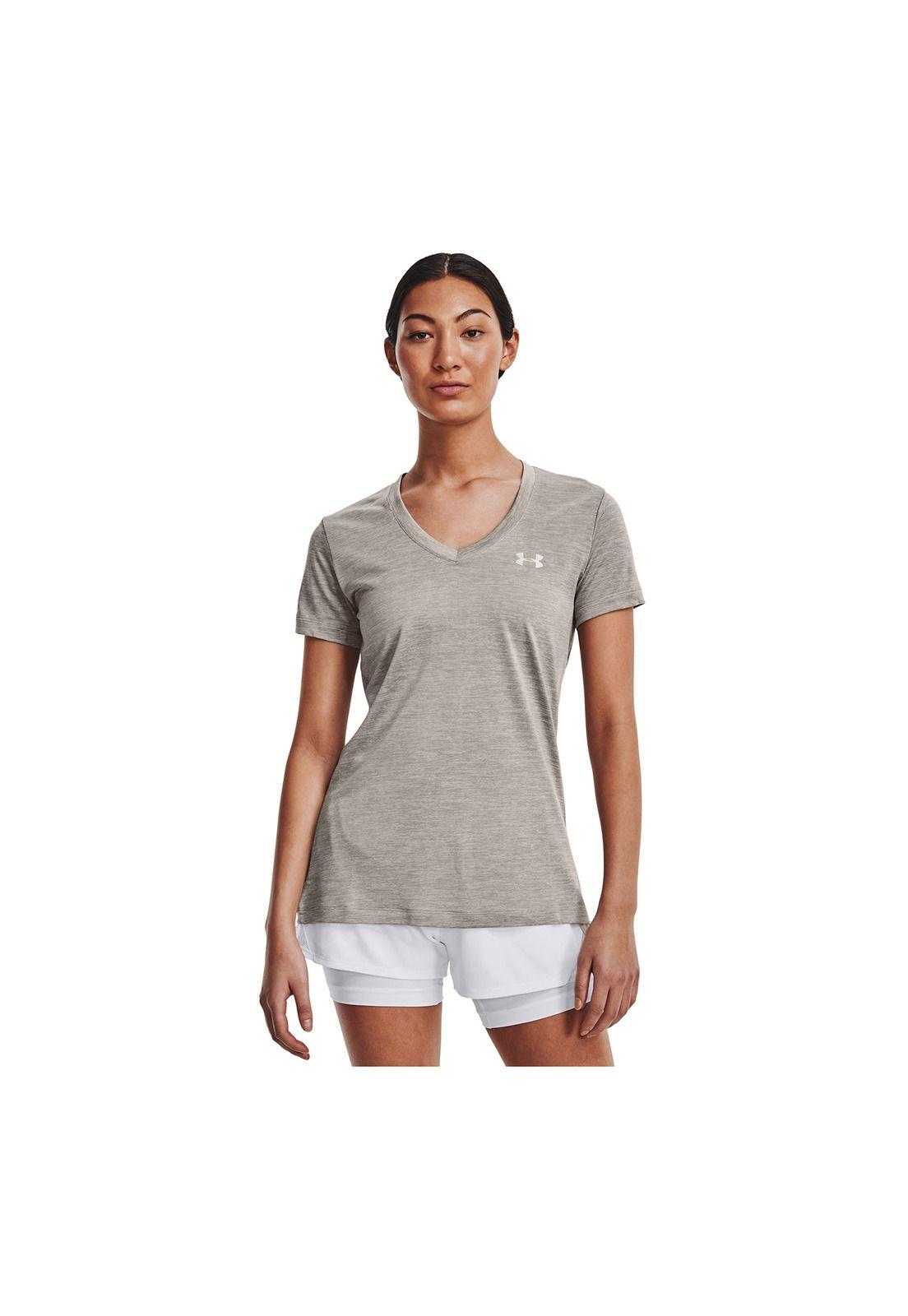 Polera M/C Mujer Tech Ssv - Twist Gris-2