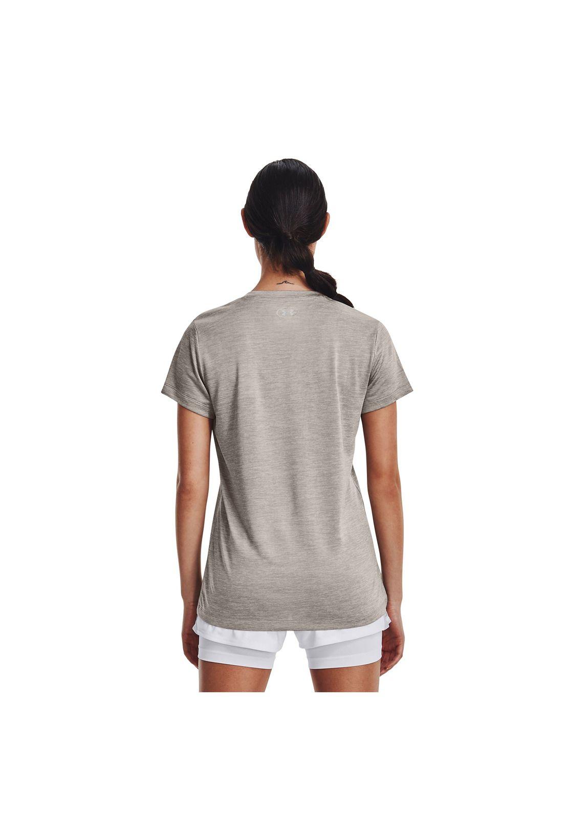 Polera M/C Mujer Tech Ssv - Twist Gris-3