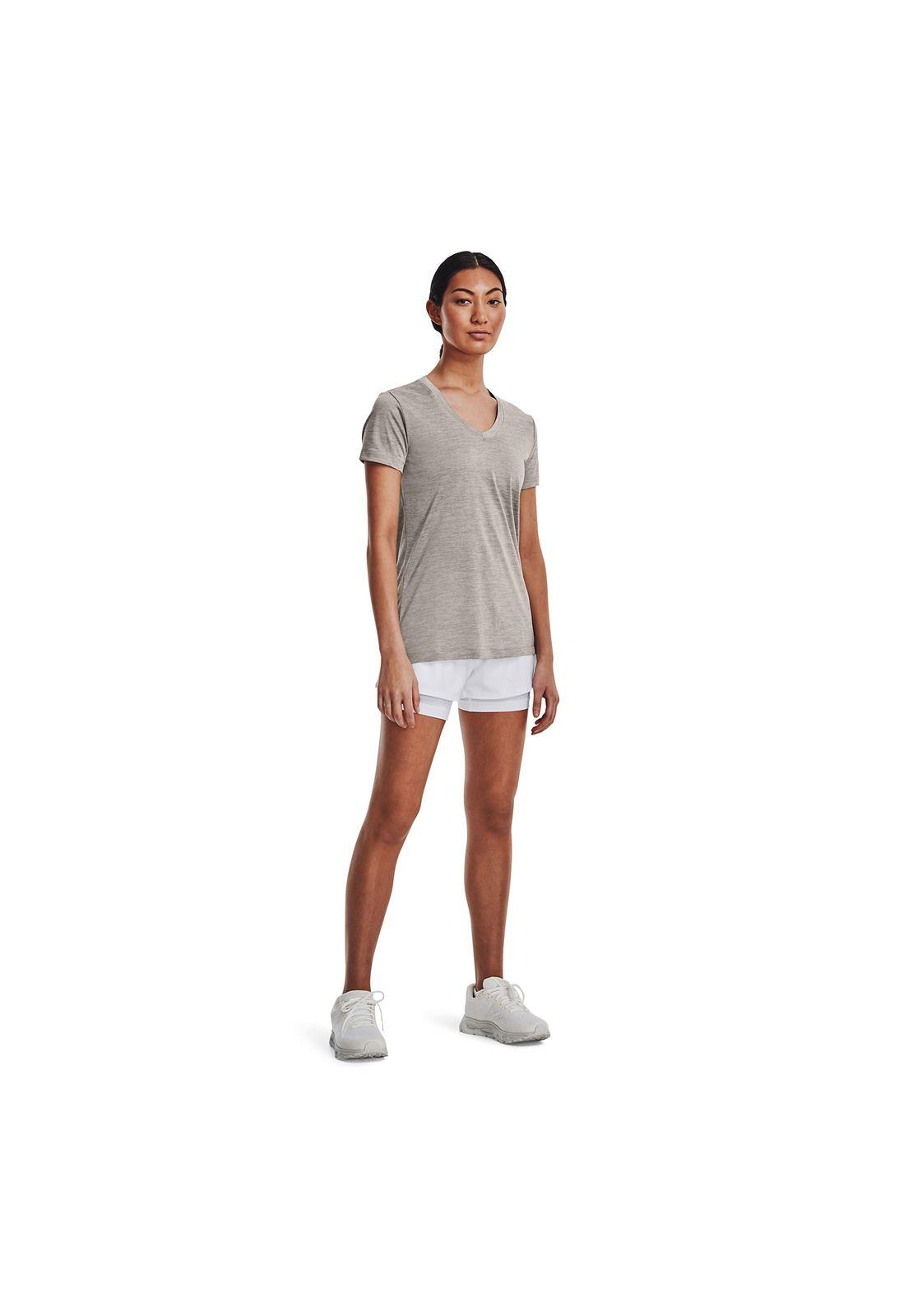 Polera M/C Mujer Tech Ssv - Twist Gris-4
