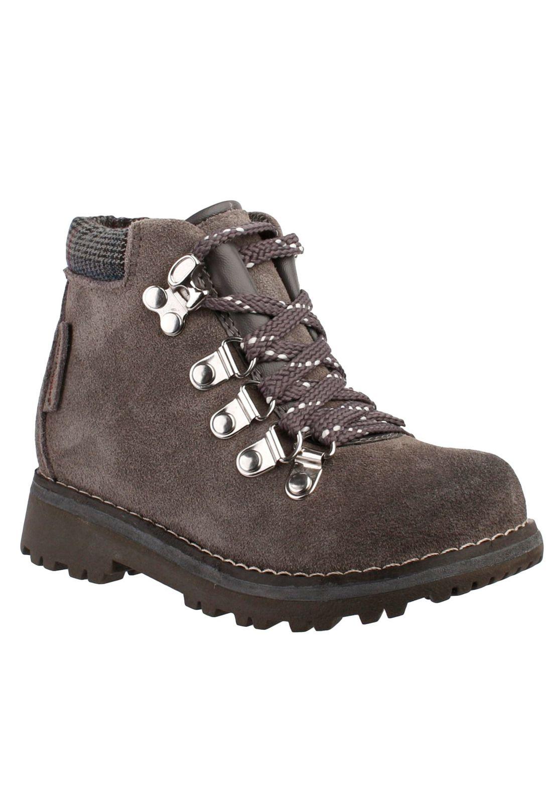 Botin Cuero Welcome Gris-0