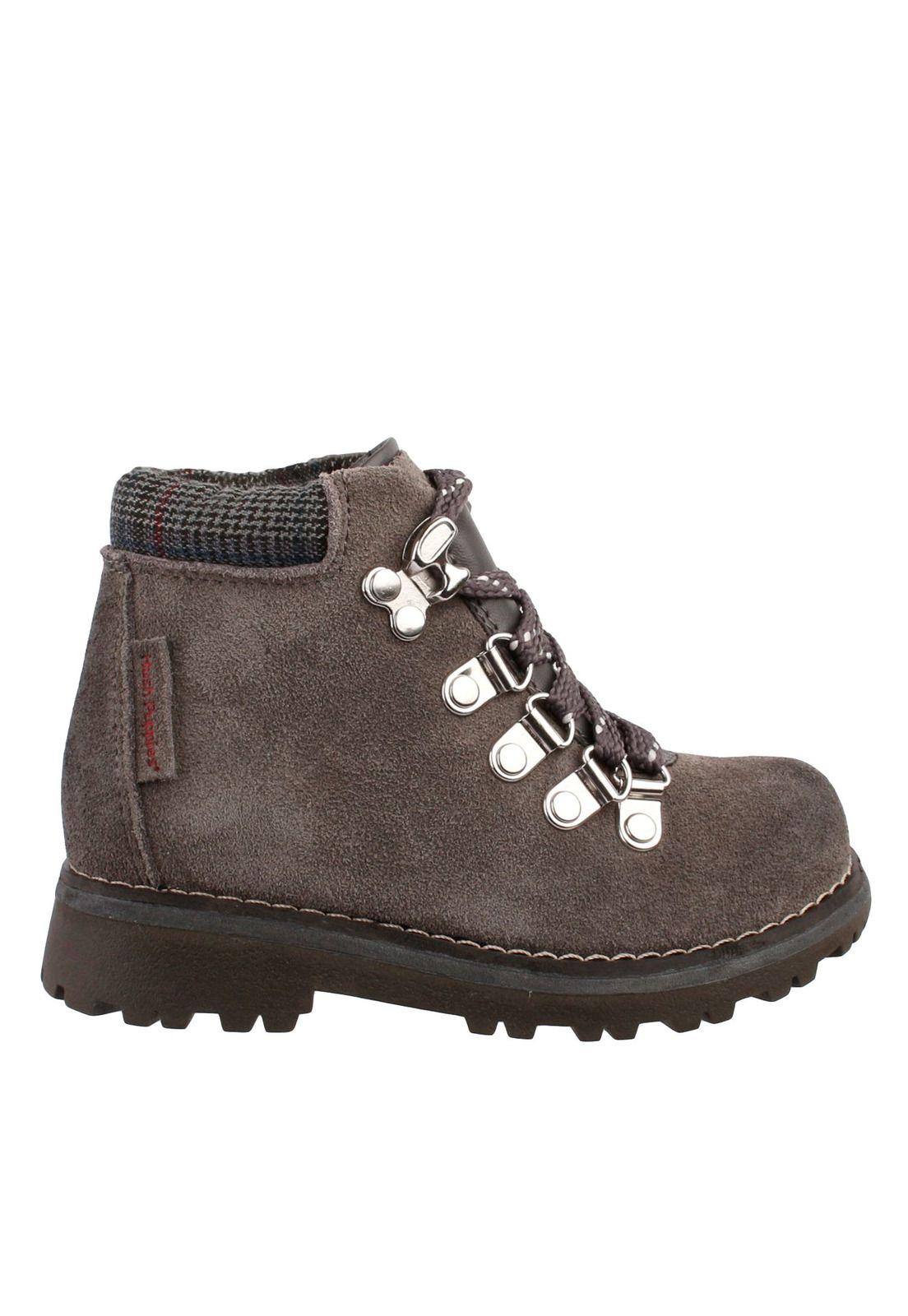 Botin Cuero Welcome Gris-1