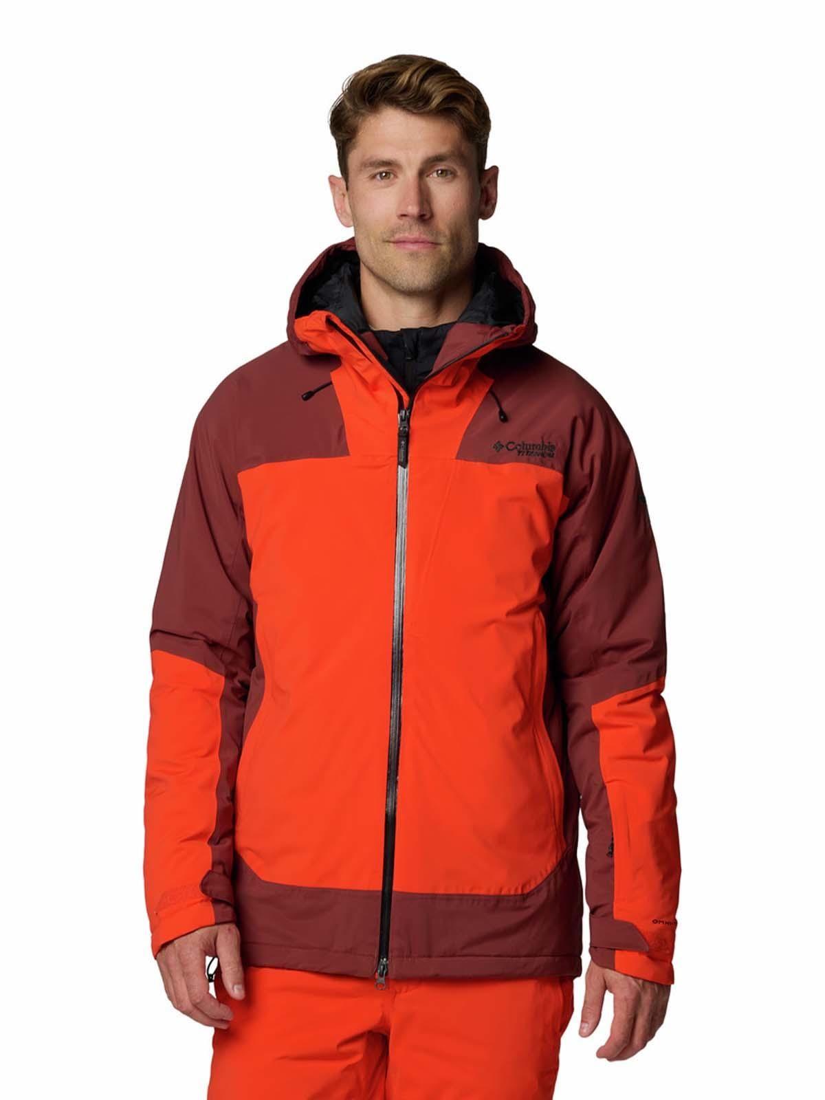 Parka impermeable Hombre Cirque Bowl Ski Rojo-0