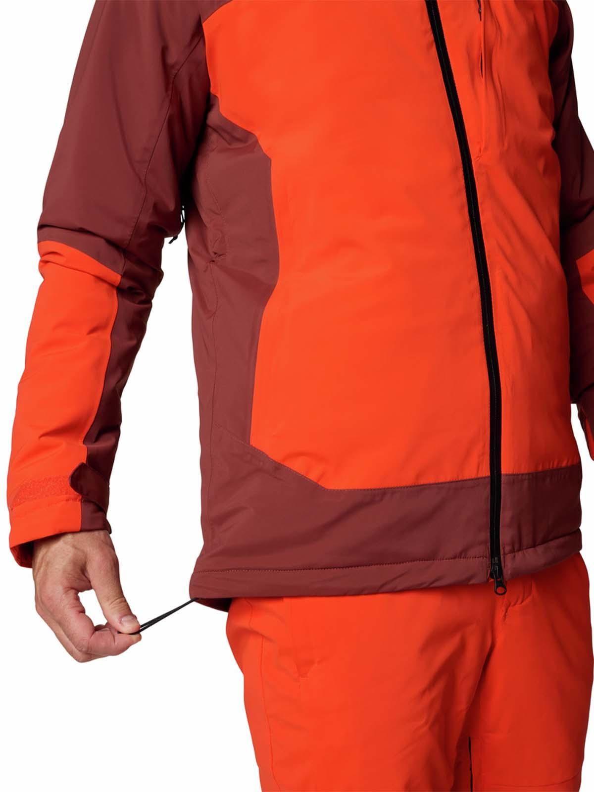 Parka impermeable Hombre Cirque Bowl Ski Rojo-7