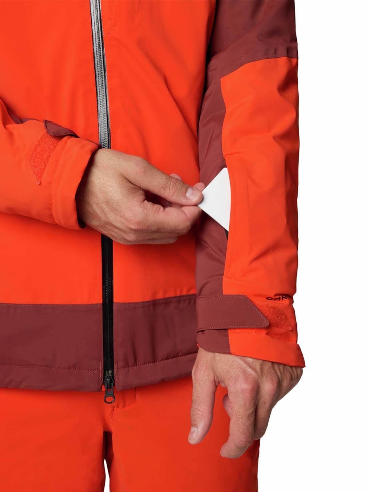 Parka impermeable Hombre Cirque Bowl Ski Rojo-8