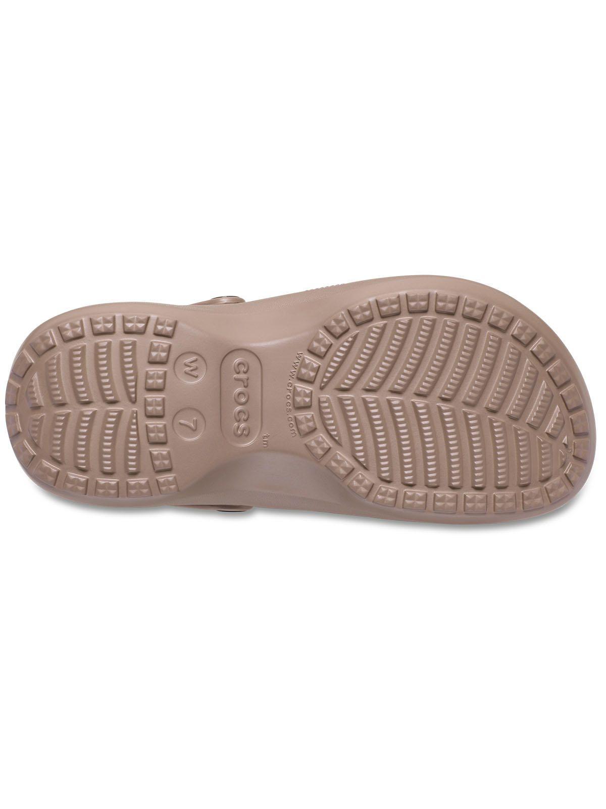 Zueco Crocs Mujer Lined Chiporro Platform Café-5