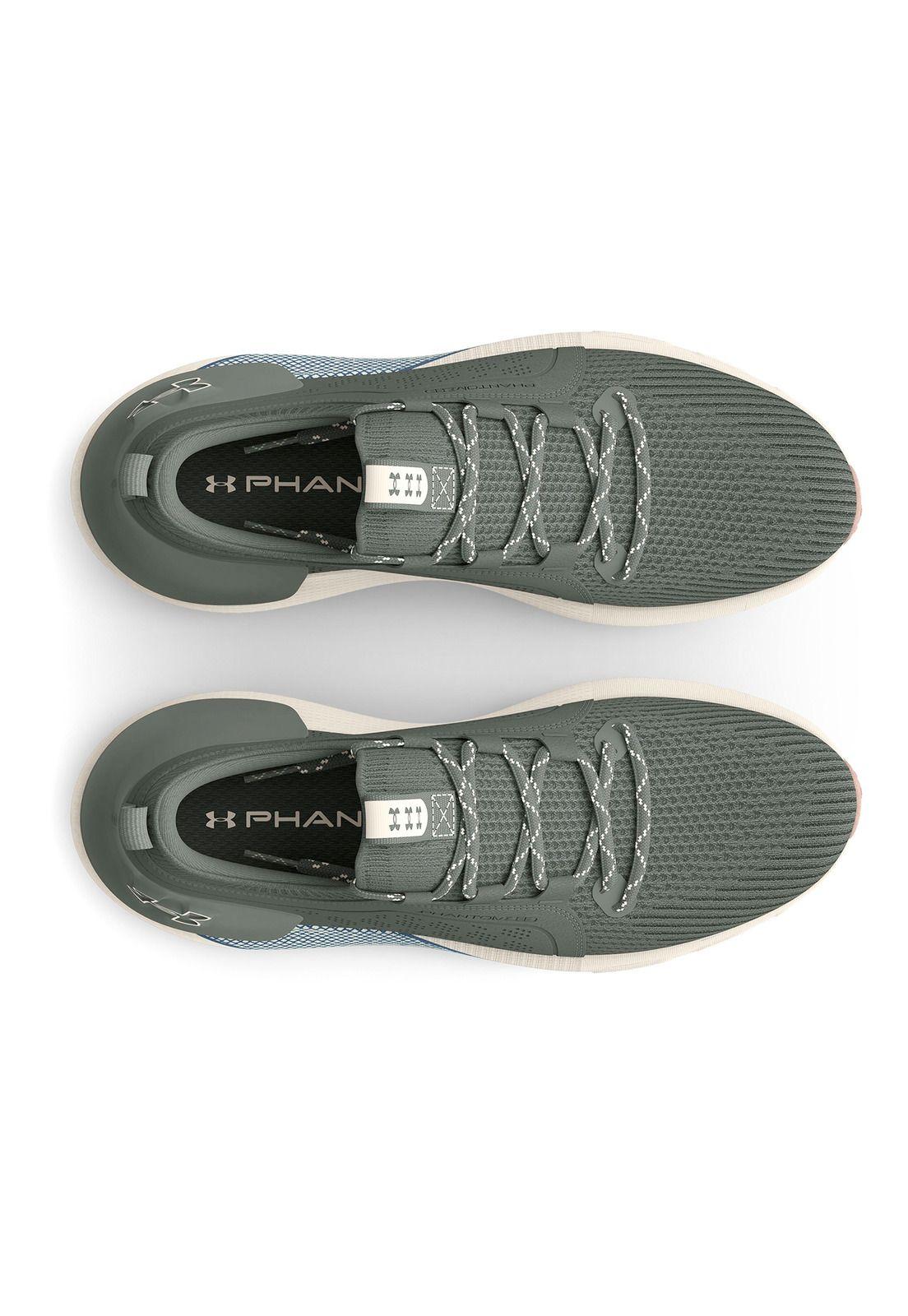 Zapatilla run UA HOVR Phantom 3 SE hombre Verde Oscuro-4