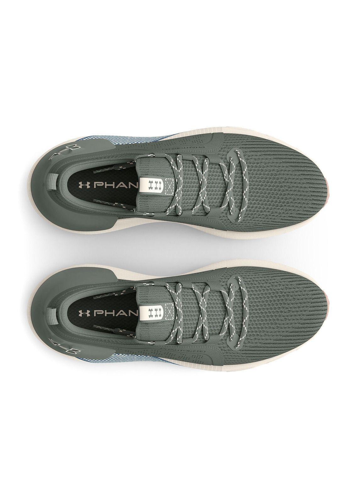 Zapatilla run UA HOVR Phantom 3 SE hombre Verde Oscuro-4
