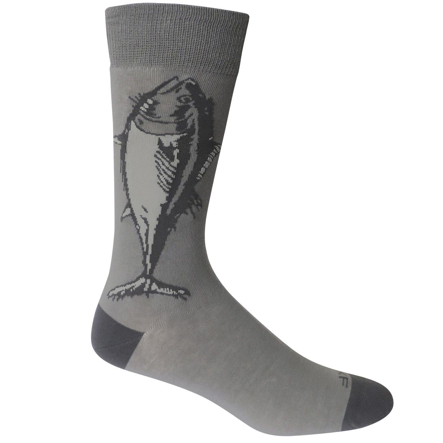 Calcetin Algodón Hombre Bigfish Gris Rockford-0