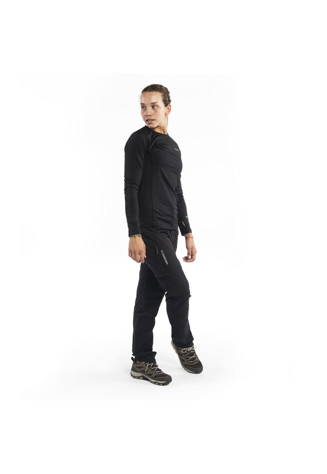 Pantalón Mujer W Repelent Detach Pa Negro-4