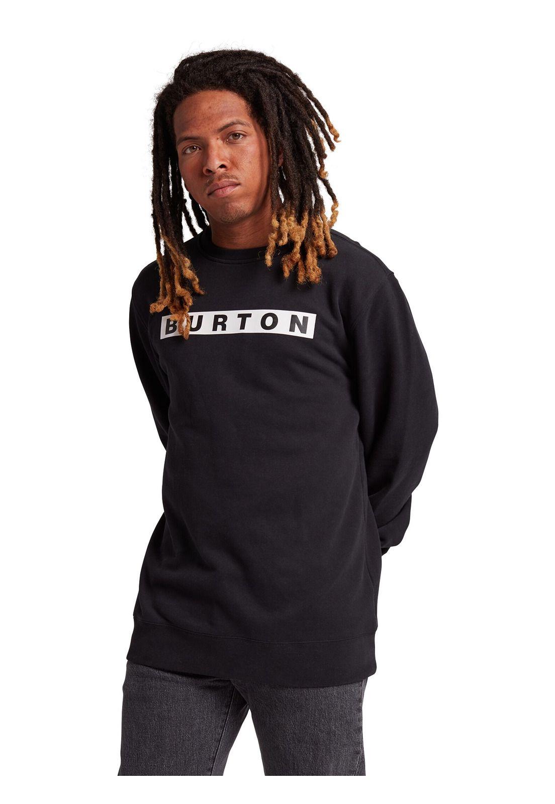 Poleron Vault Crew Unisex Negro Burton-4