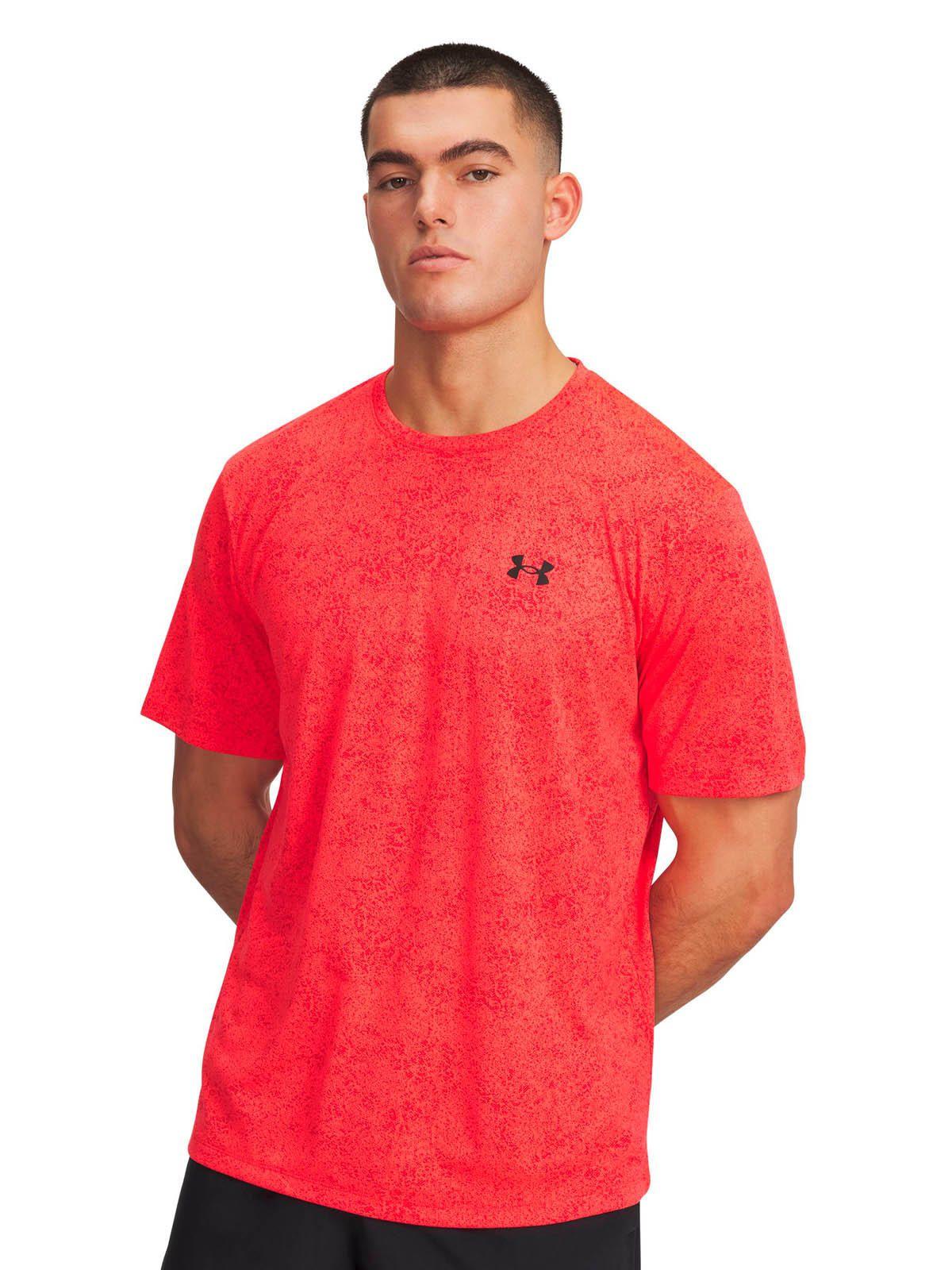 Polera Manga Corta Training para hombre Tech rojo -3