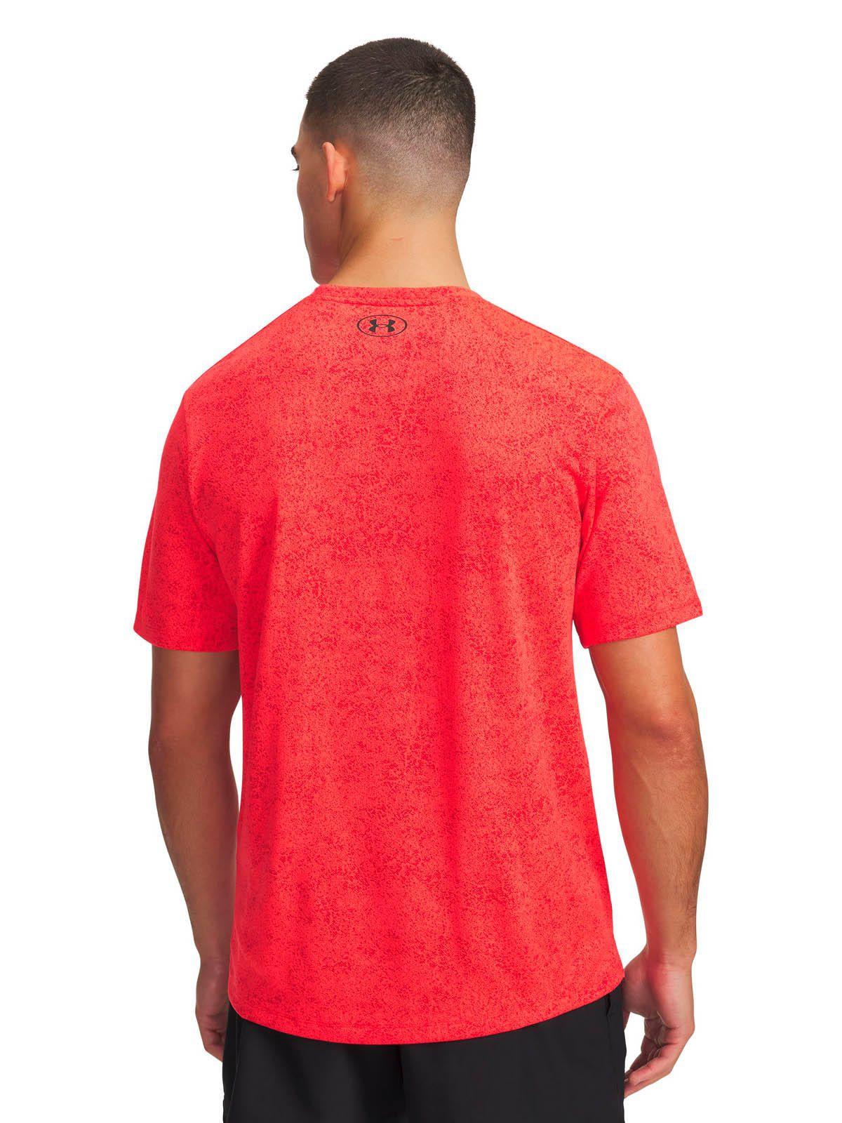 Polera Manga Corta Training para hombre Tech rojo -4
