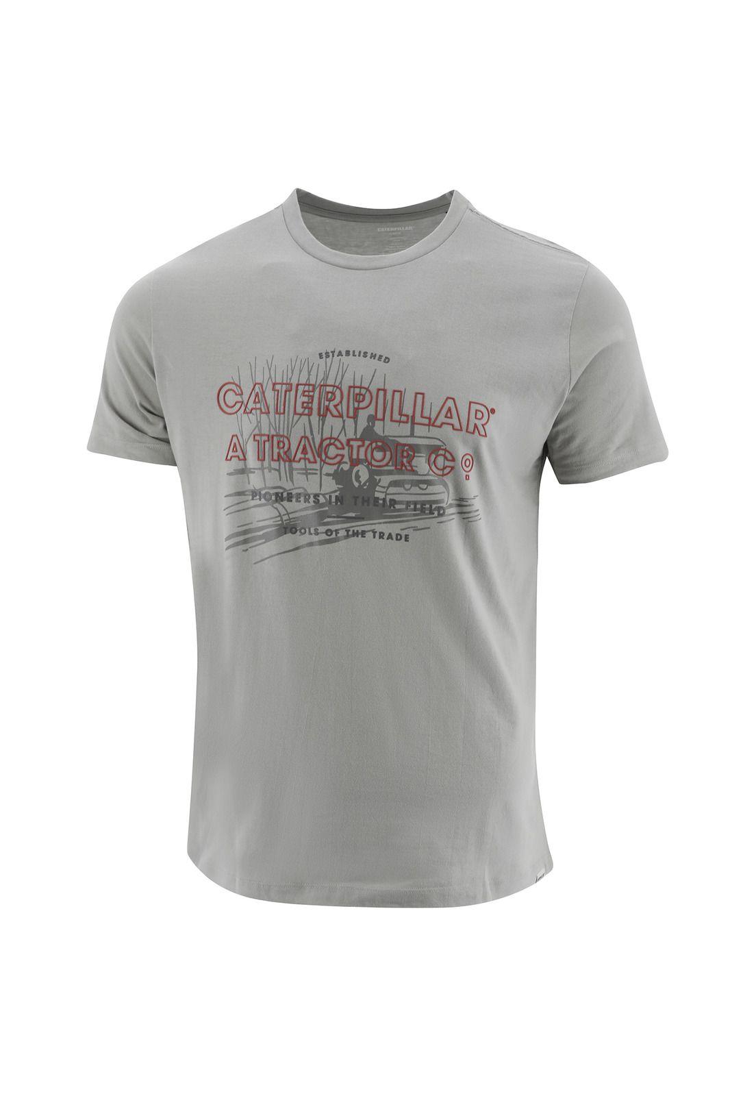 Polera M/C Hombre Foundation Tot Tee Gris-0