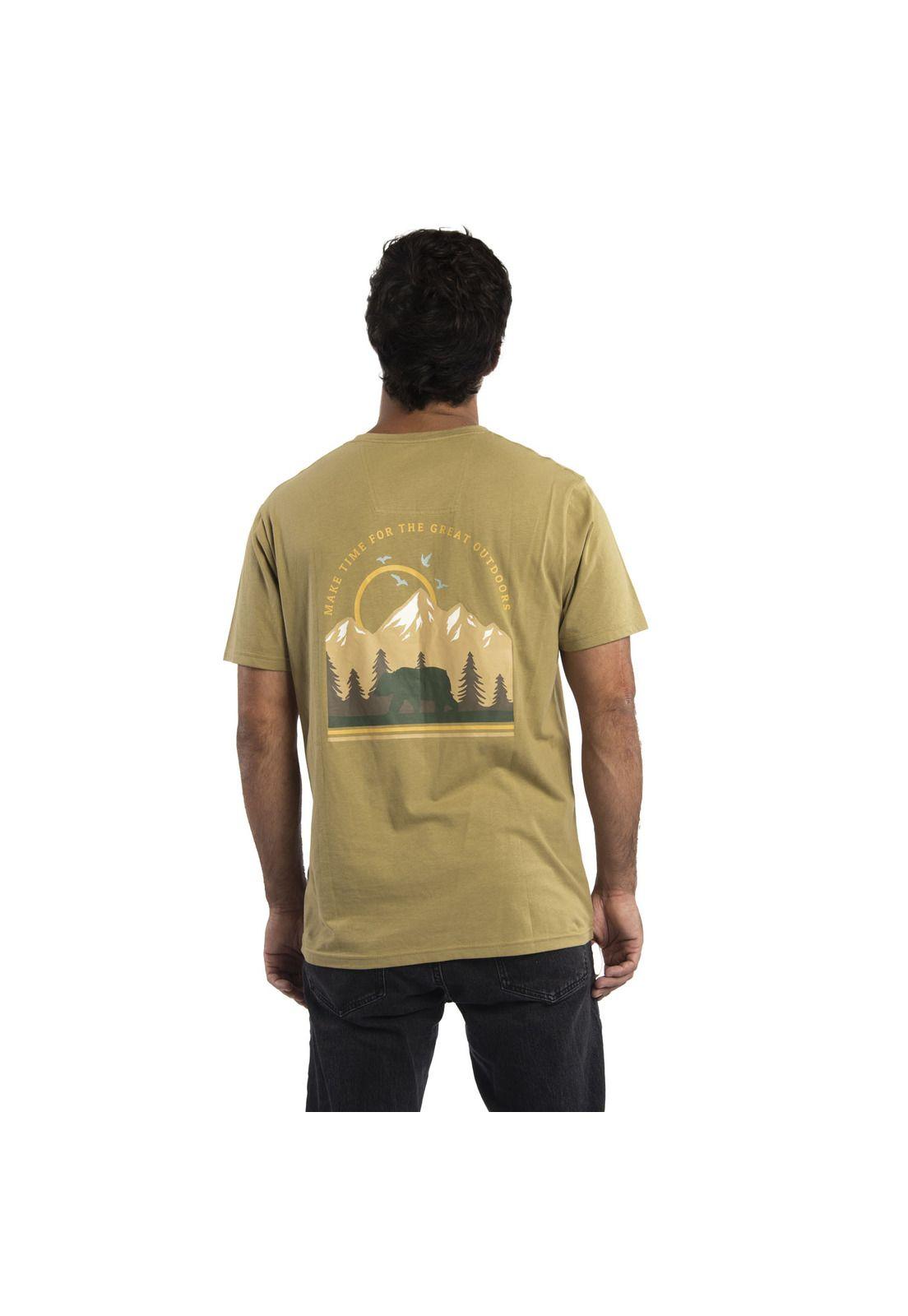 Polera Hombre Yosemite Tee Cafe-1