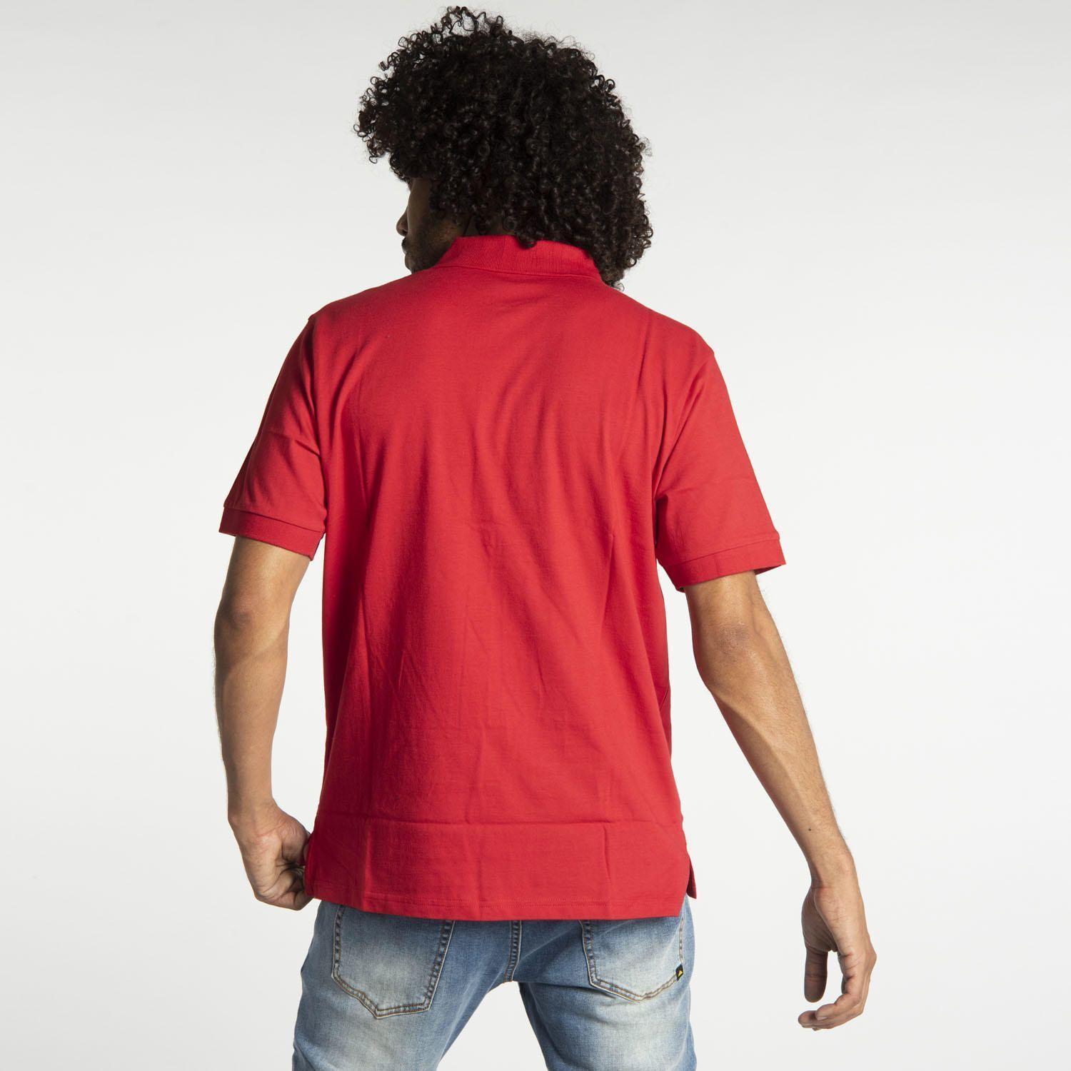 Polera Polo Hombre Fdtn Jersey Knit Pol Rojo-2