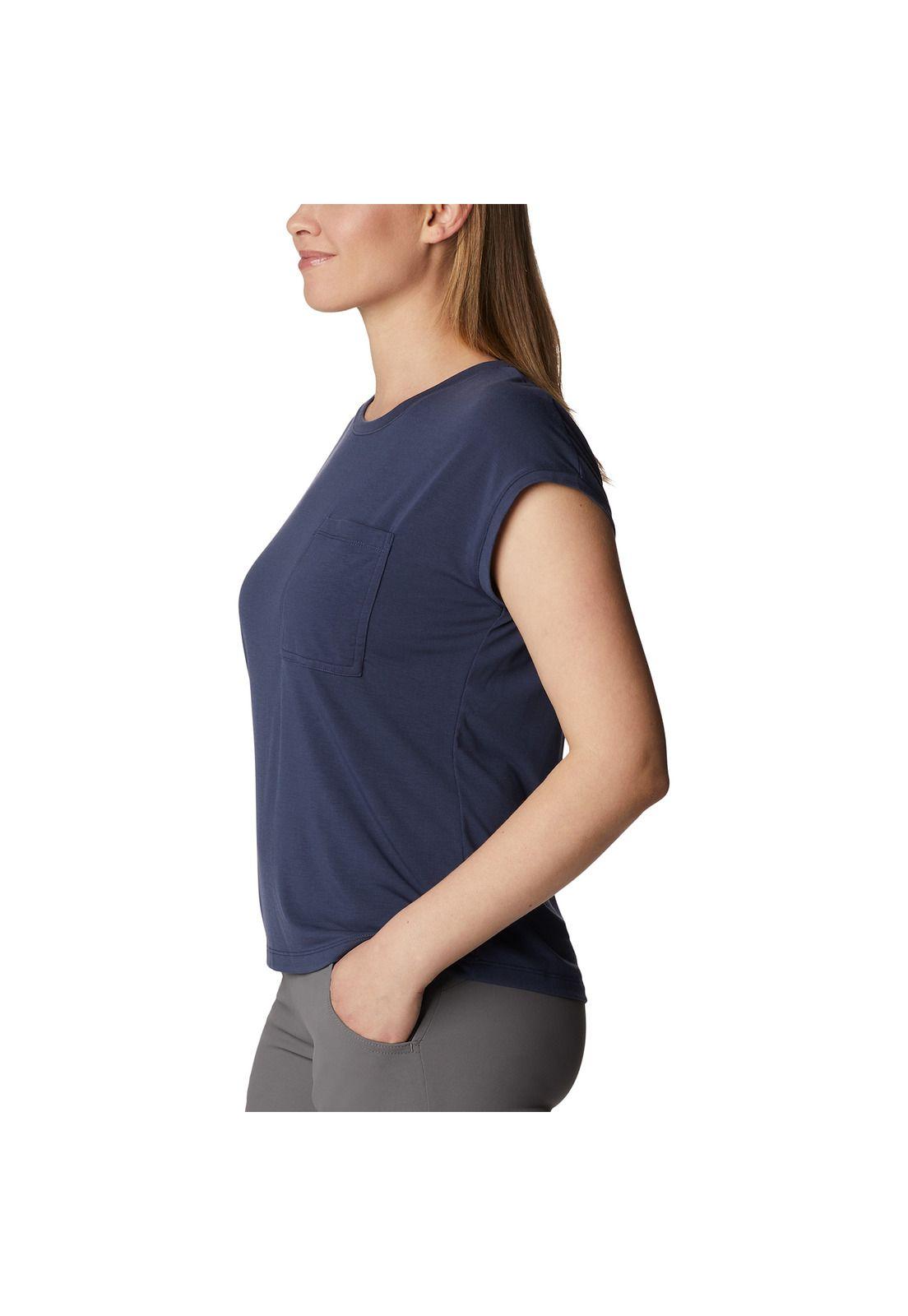 Chaqueta Boundless Trek Short Gris Azulado Mujer-3