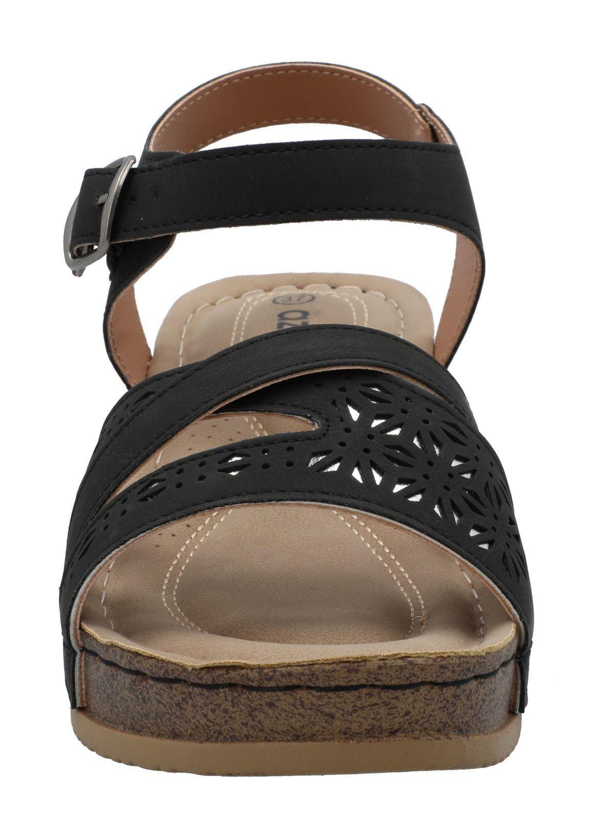 Sandalia Mujer Ravello Negro-3