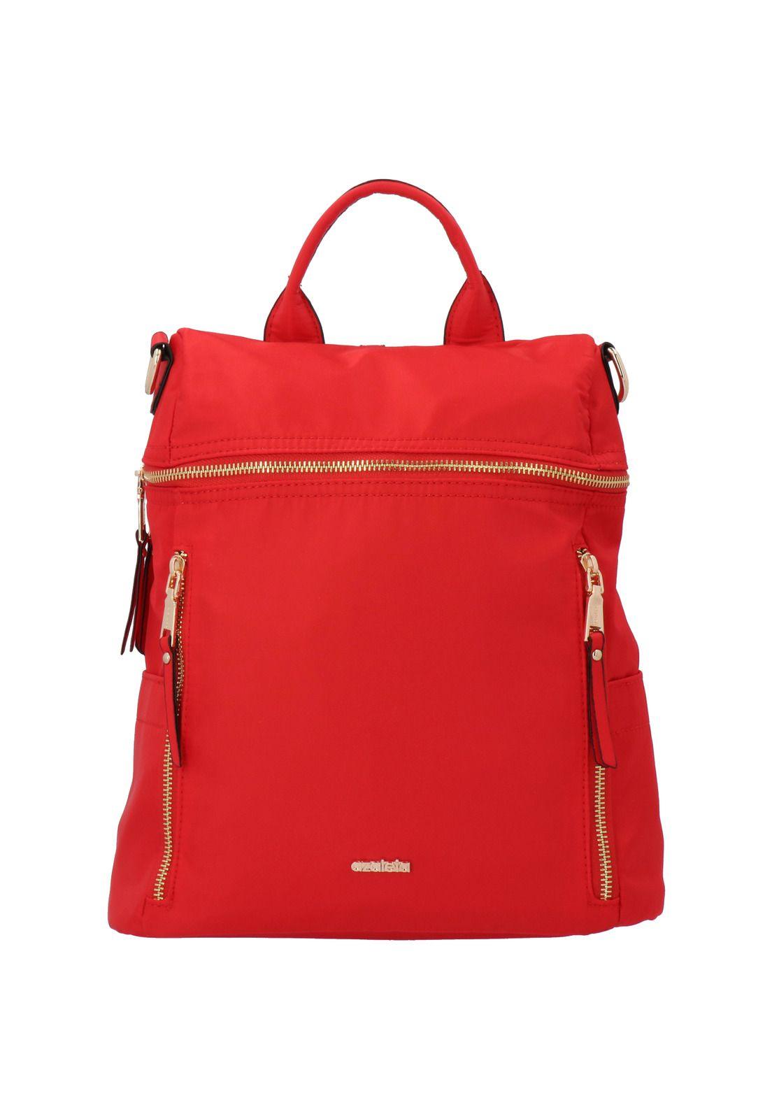 Cartera Mujer Moc Backpack Rojo Mujer-0