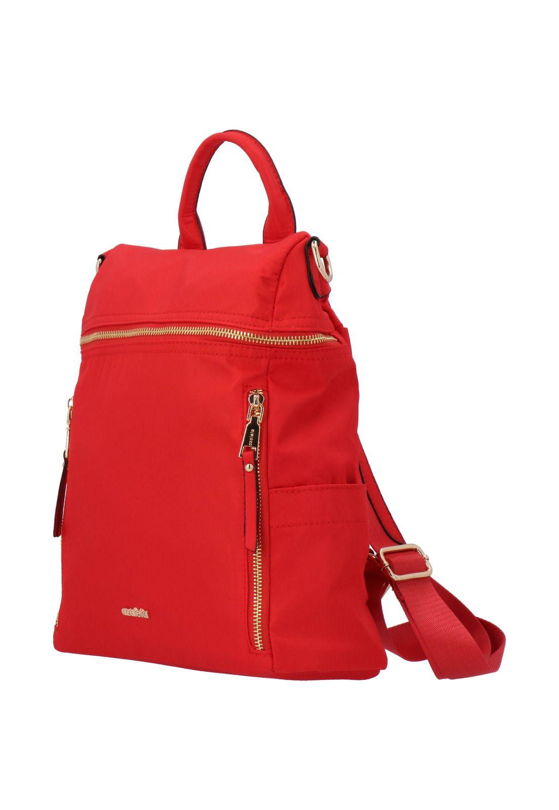 Cartera Mujer Moc Backpack Rojo Mujer-1