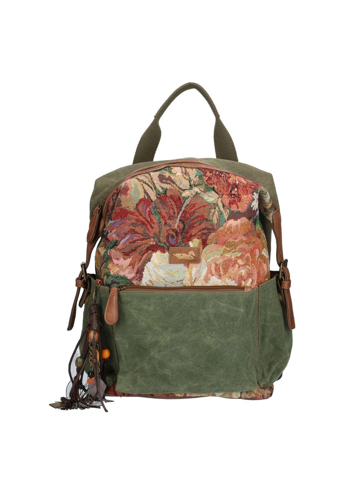 Mochila Mujer Greco Back Verde-0