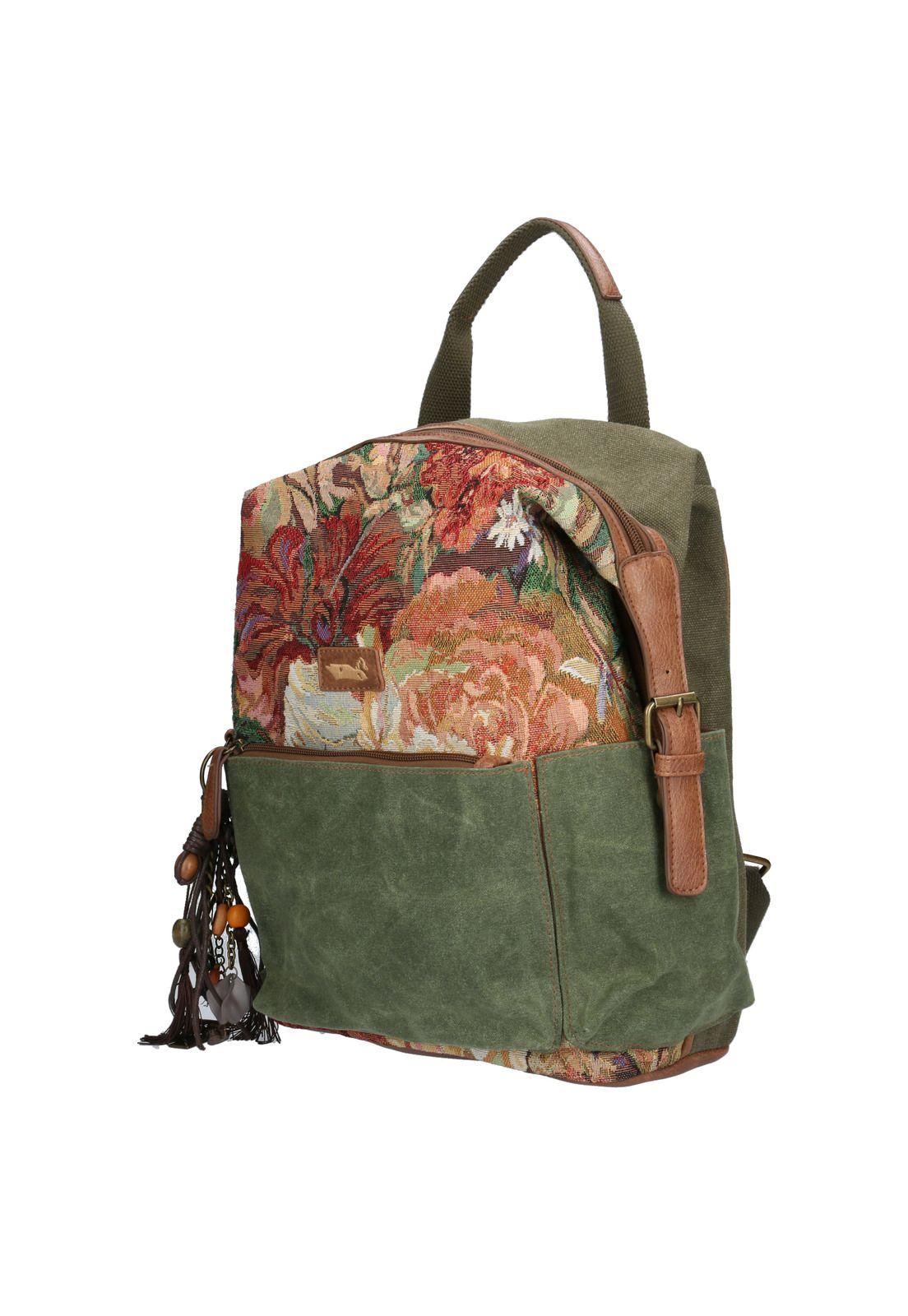 Mochila Mujer Greco Back Verde-1