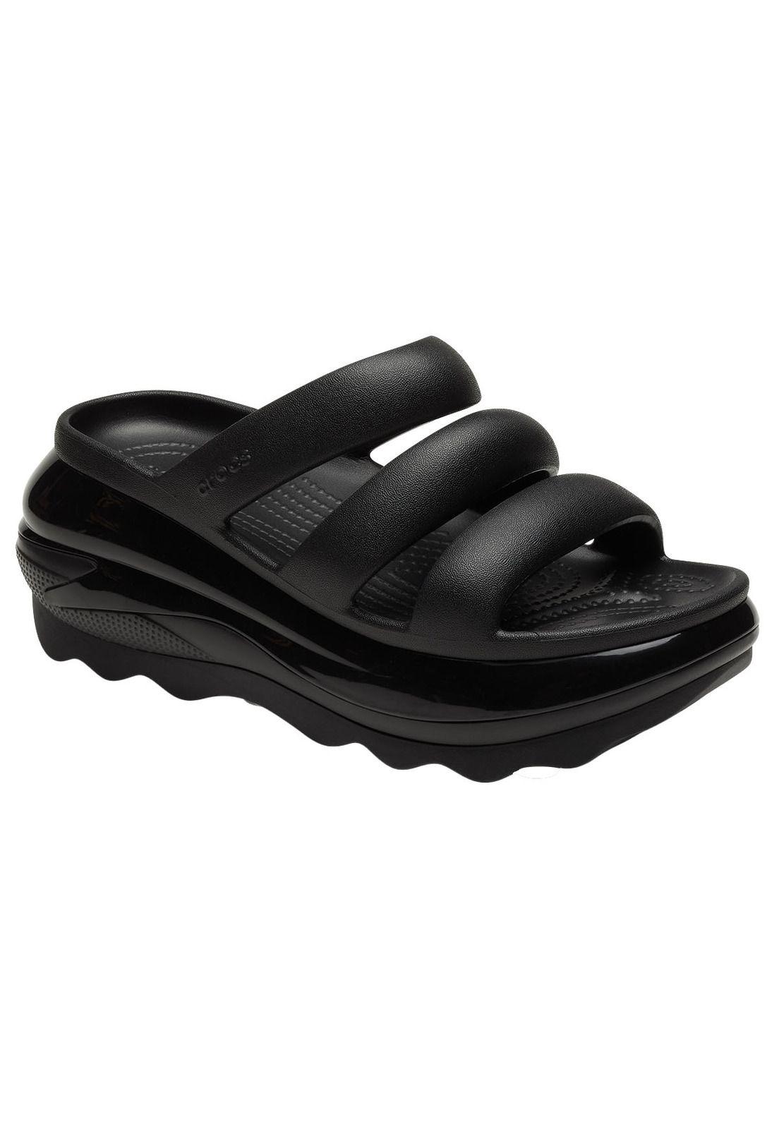 Sandalia Crocs Mujer Megacrush Tr Strap Negro-6