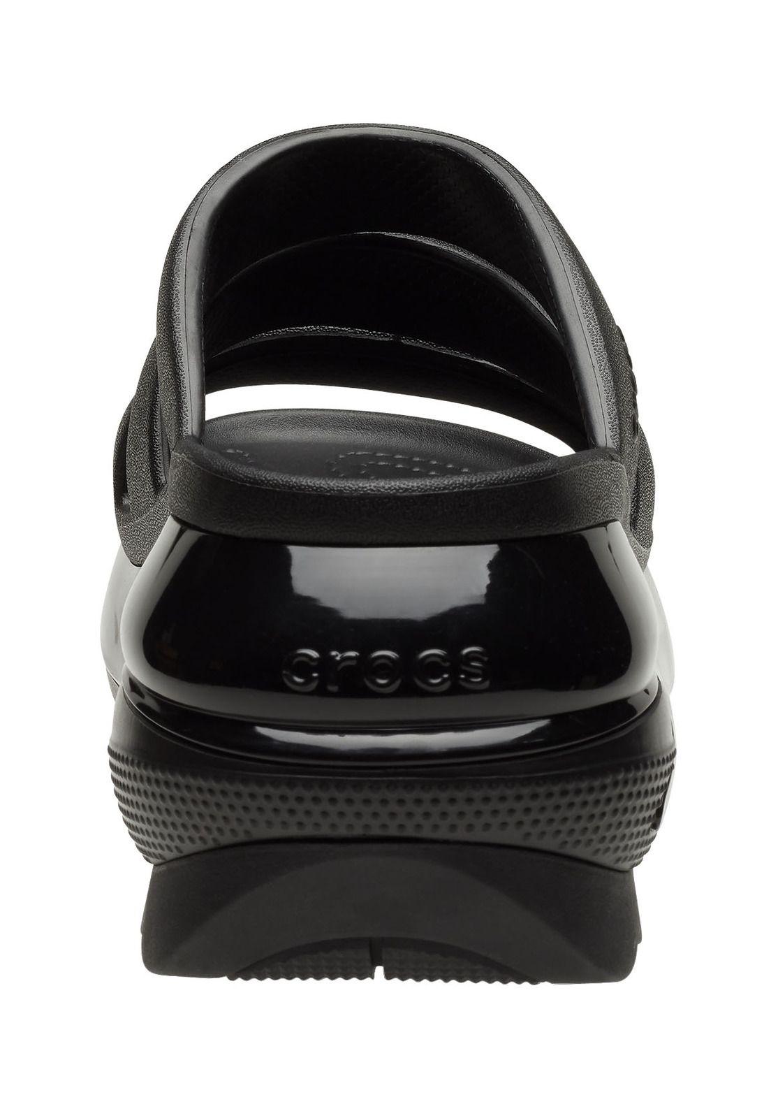 Sandalia Crocs Mujer Megacrush Tr Strap Negro-7