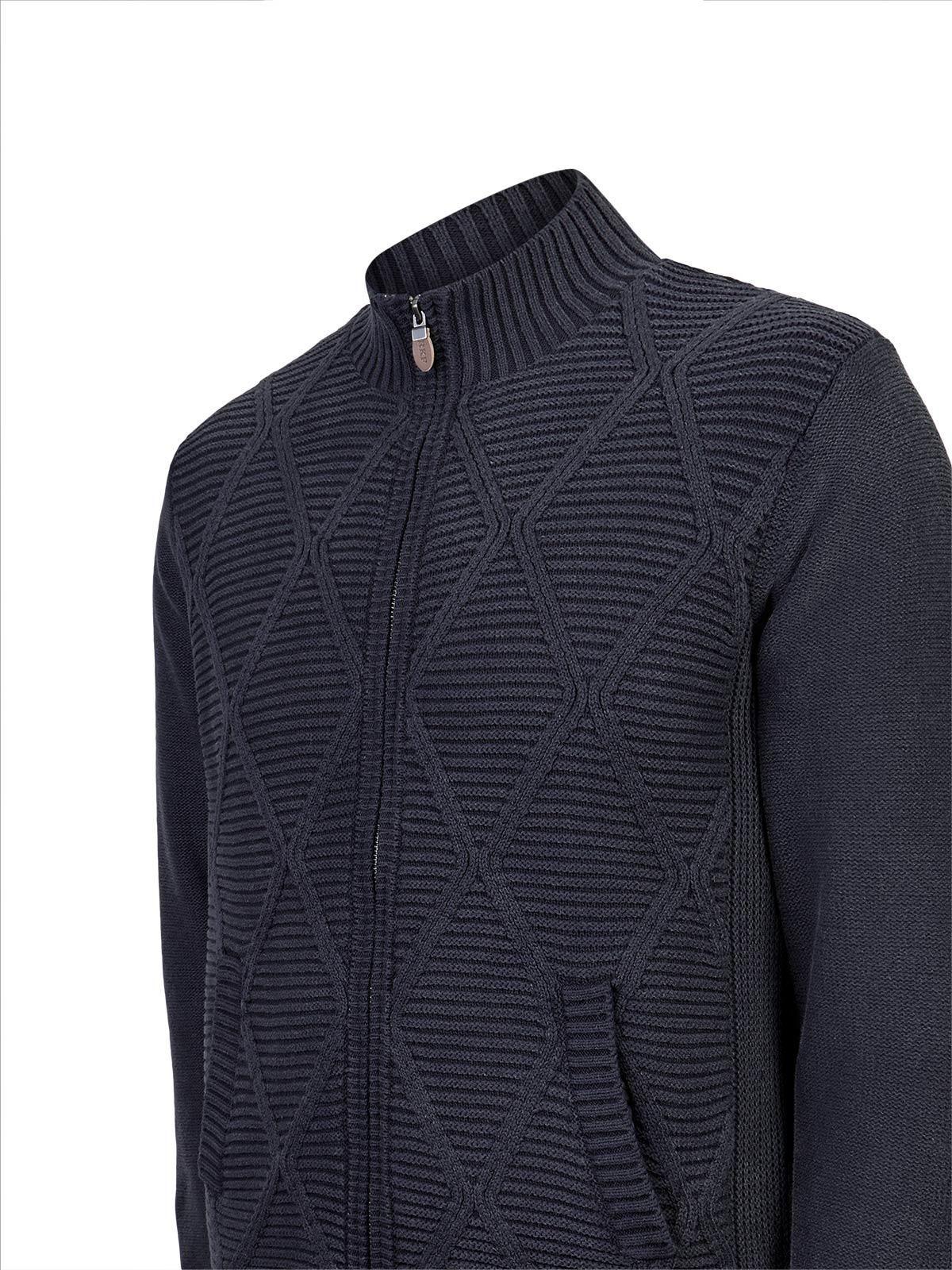 Sweater Algodón Orgánico Hombre Parker Azul-1