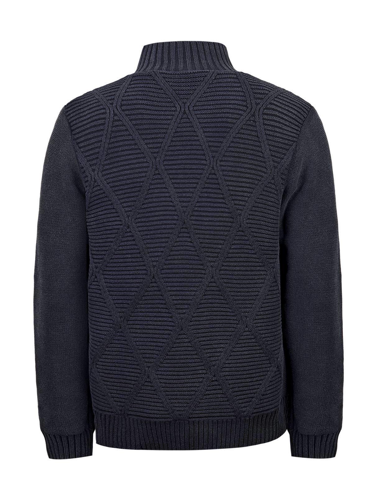 Sweater Algodón Orgánico Hombre Parker Azul-3