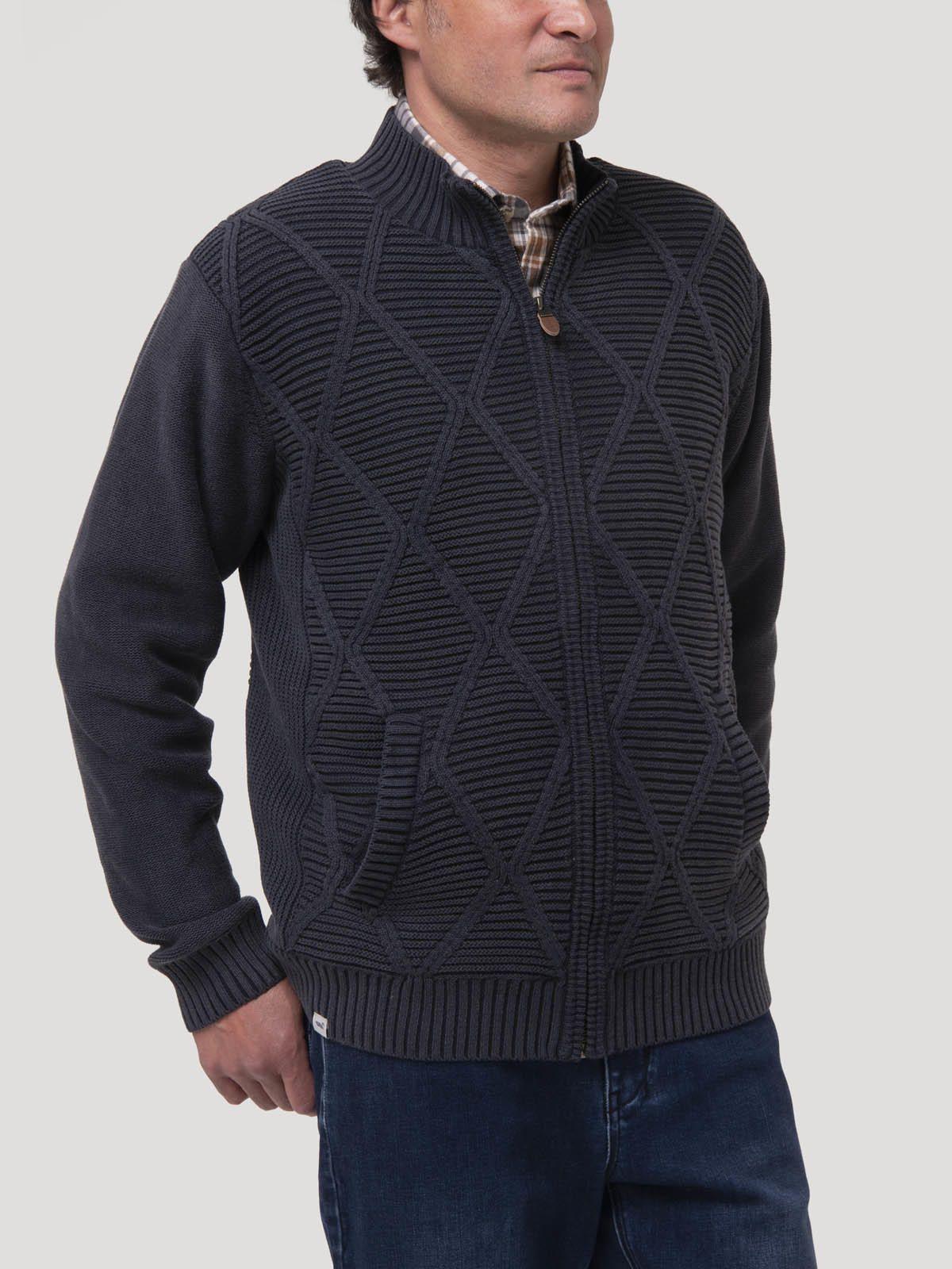 Sweater Algodón Orgánico Hombre Parker Azul-5