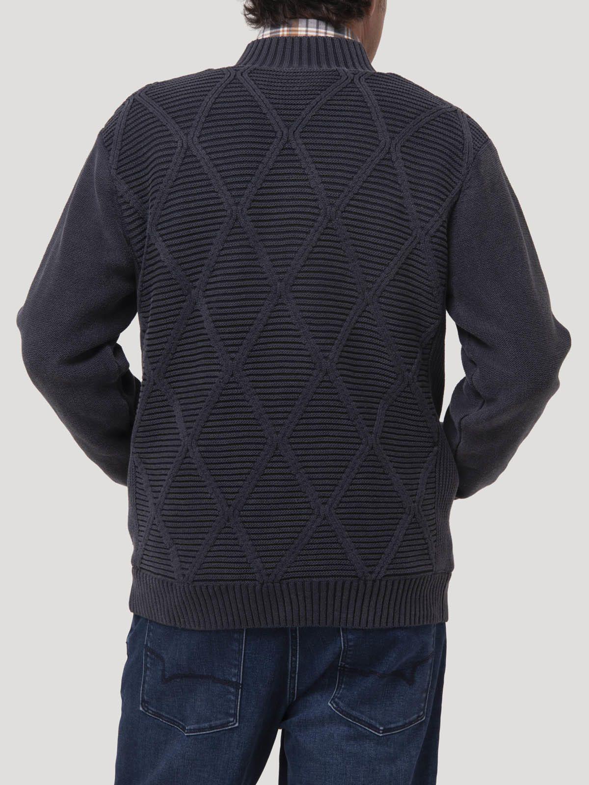 Sweater Algodón Orgánico Hombre Parker Azul-6