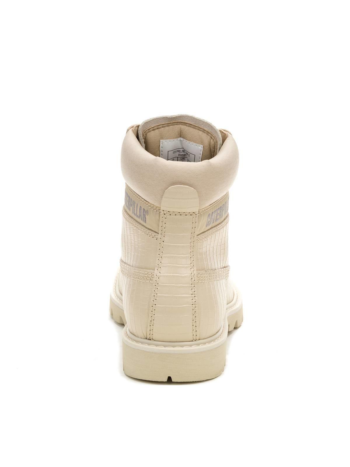 Botin Cuero Mujer Colorado Beige-5