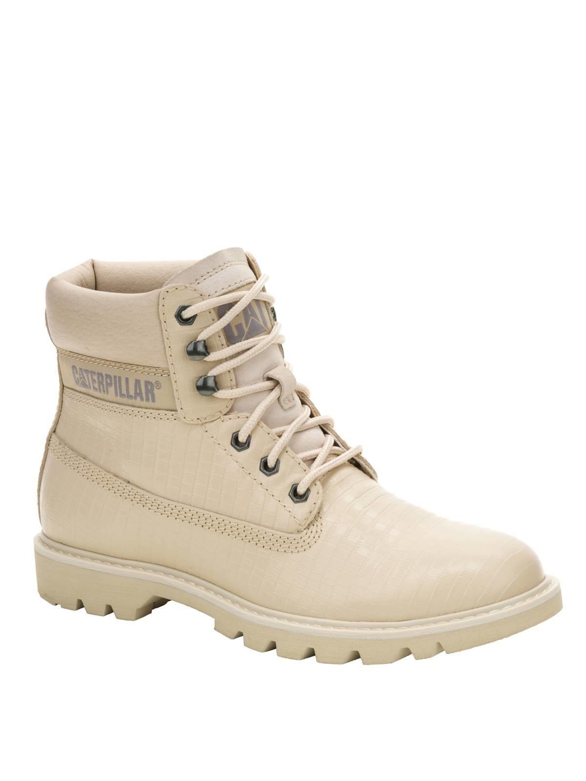 Botin Cuero Mujer Colorado Beige-0