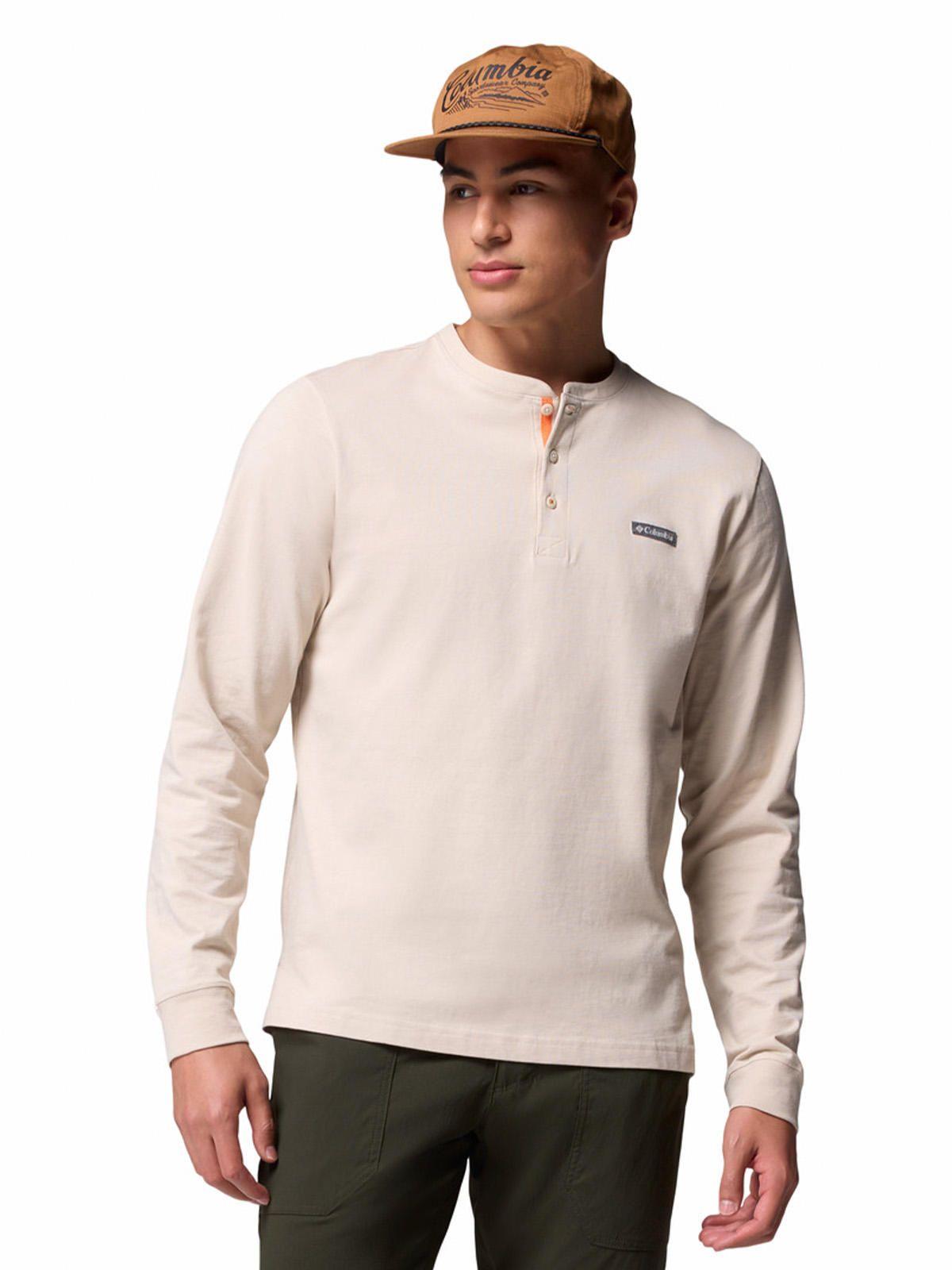 Polera ML Hombre Landroamer Ls Henley Gris-4